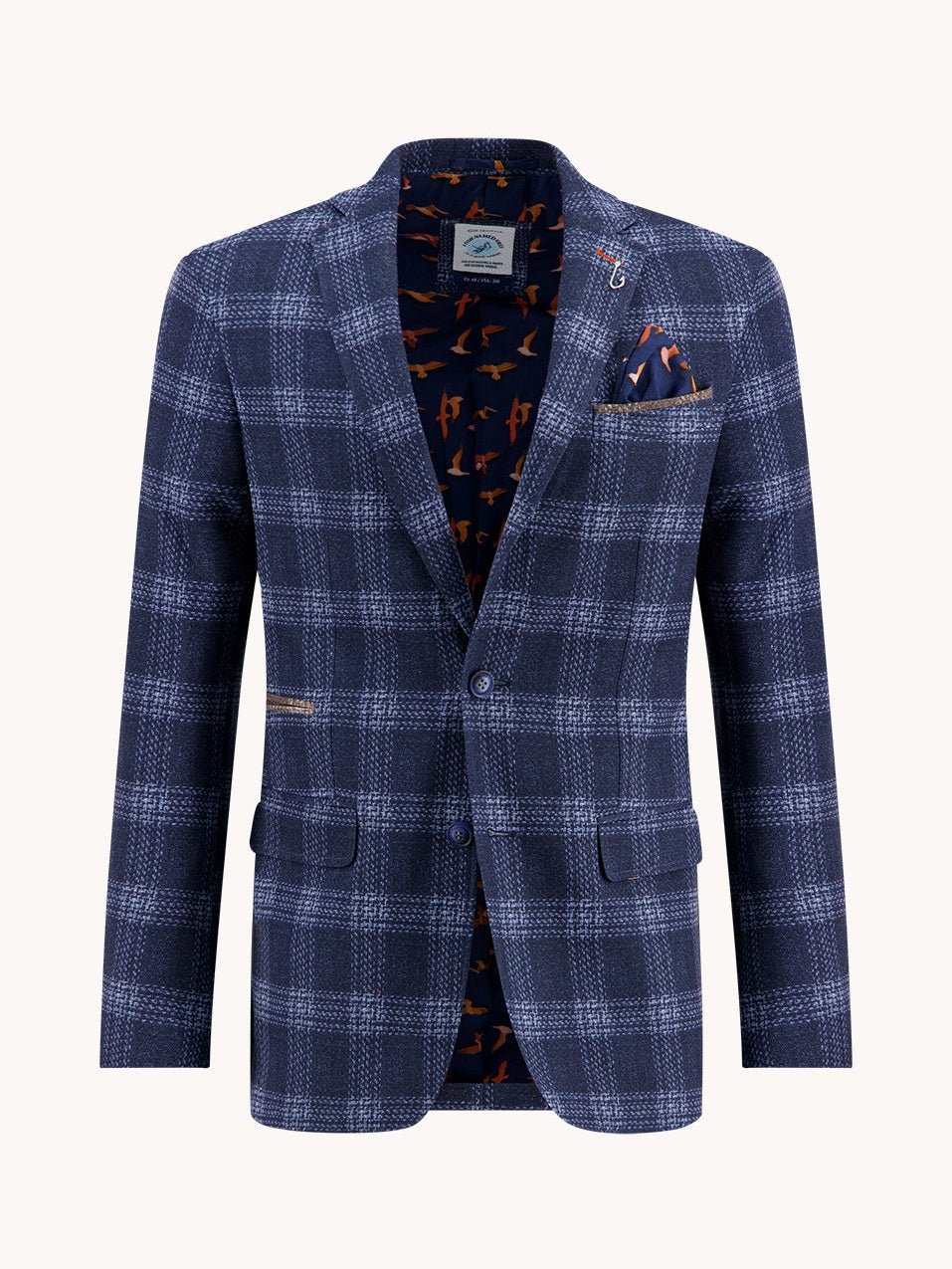 32.108 Blazer travel windowpane - Castelijn mode