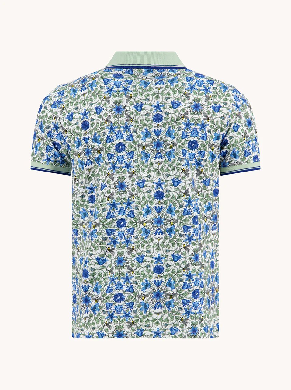 33.301 Polo Art Nouveau groen - Castelijn mode
