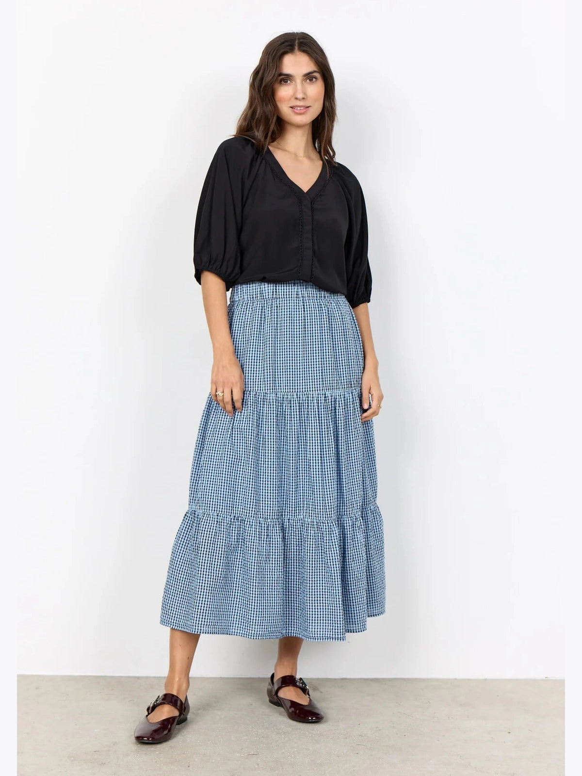 SC-BARBEL 4 Blouse zwart