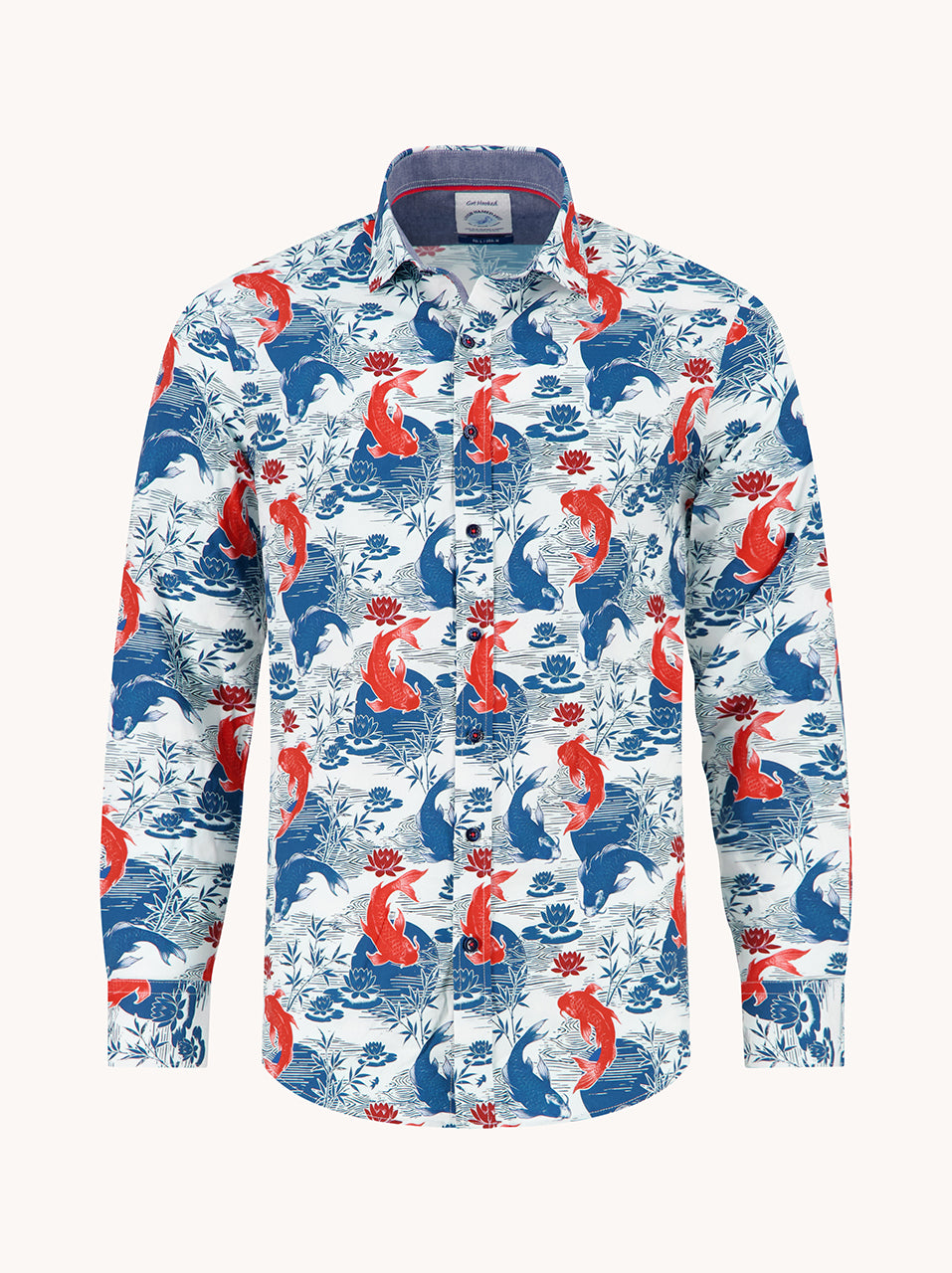 34.001 Shirt Koi Karper Navy