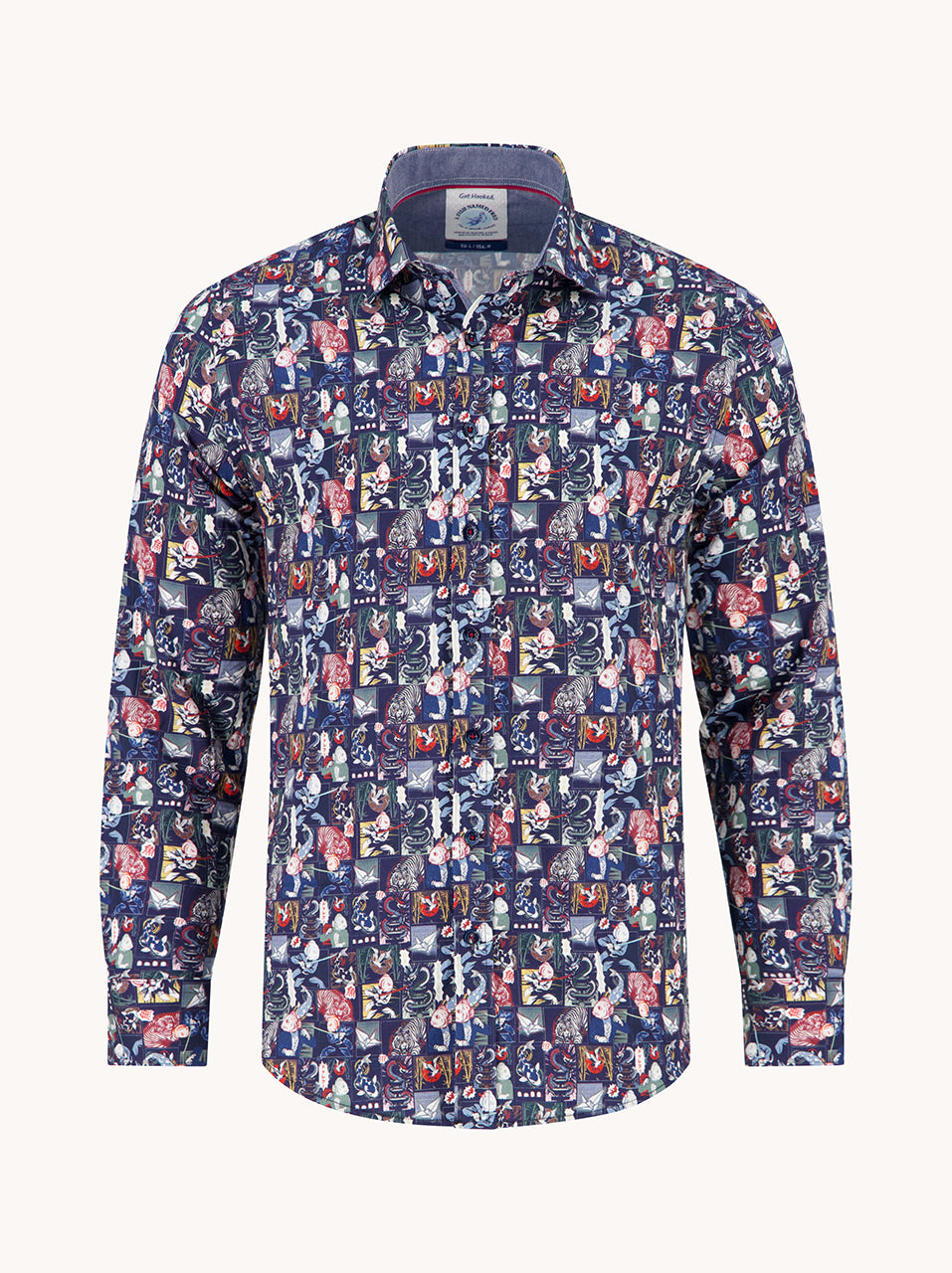 34.008 Shirt Manga Navy