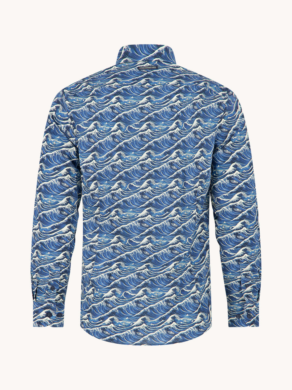 34.019 Shirt Wave Jeansblauw