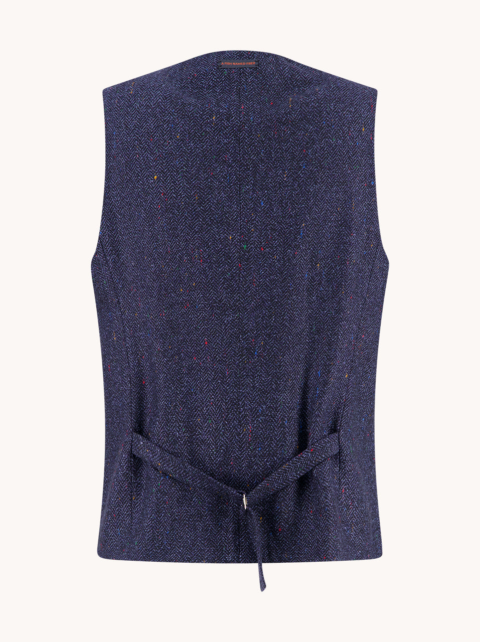 34.138 Gilet Visgraat Navy