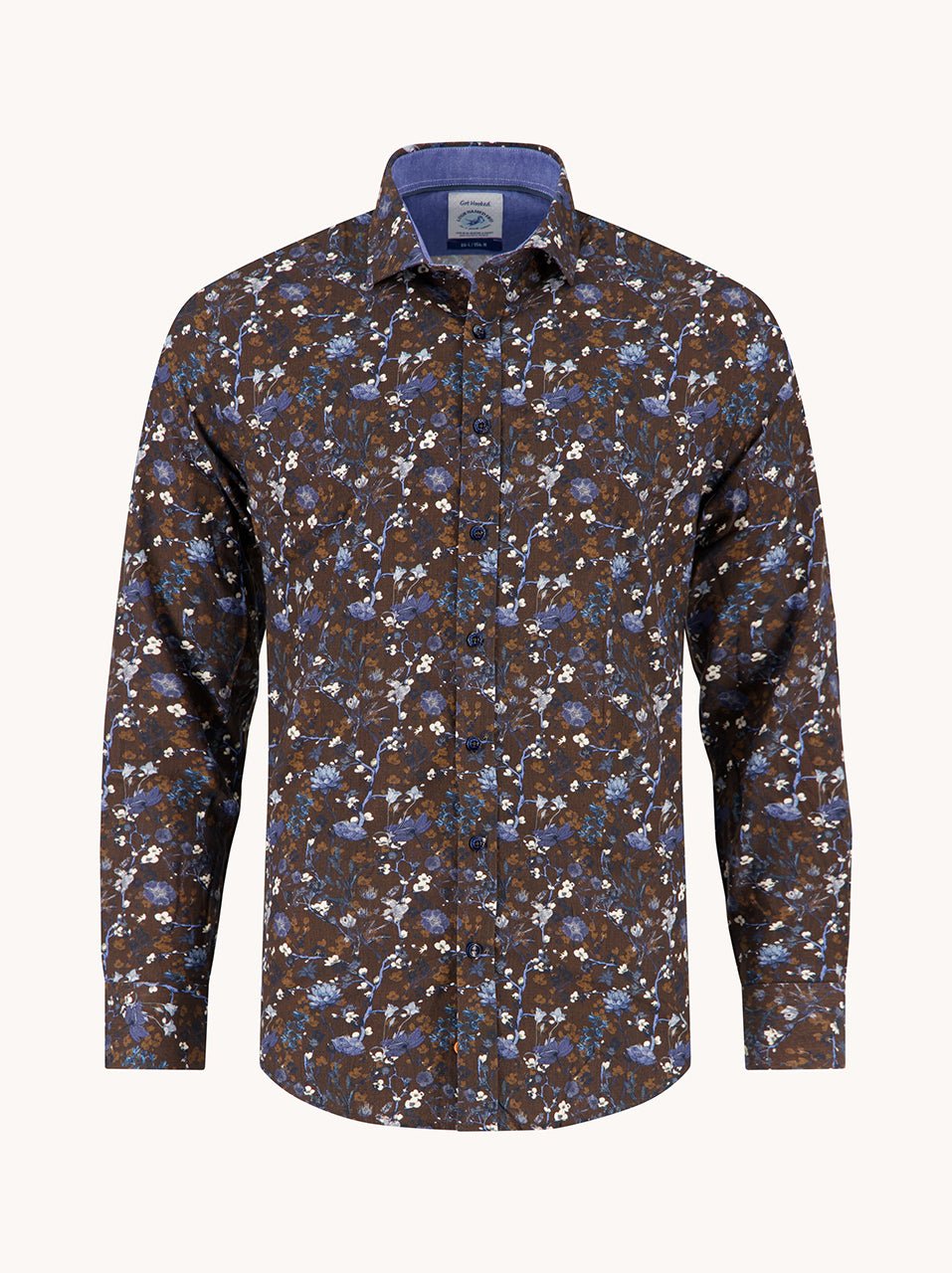 34.009 Shirt Blossom Bruin - Castelijn mode