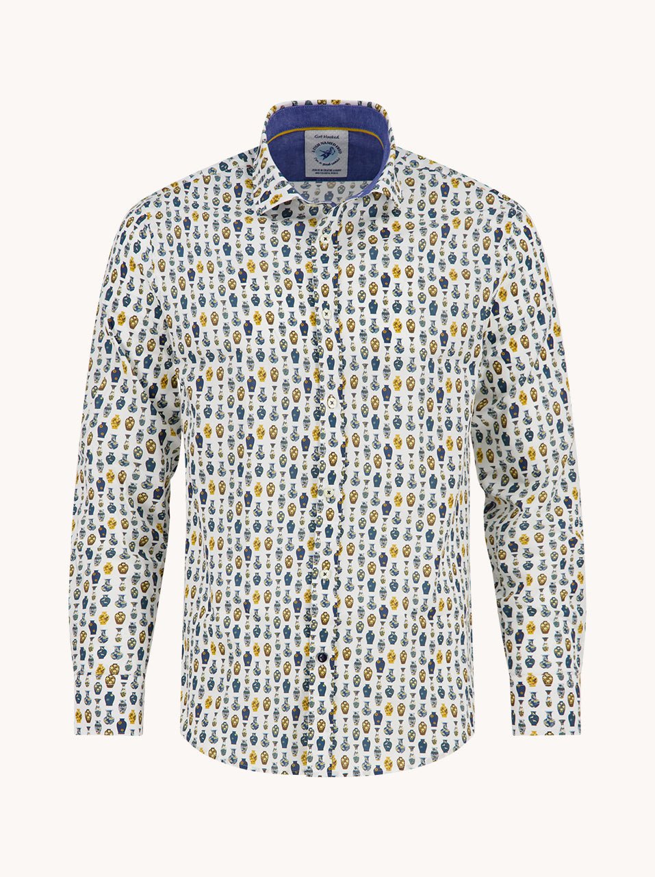 34.016 Shirt Vase Goudgeel - Castelijn mode