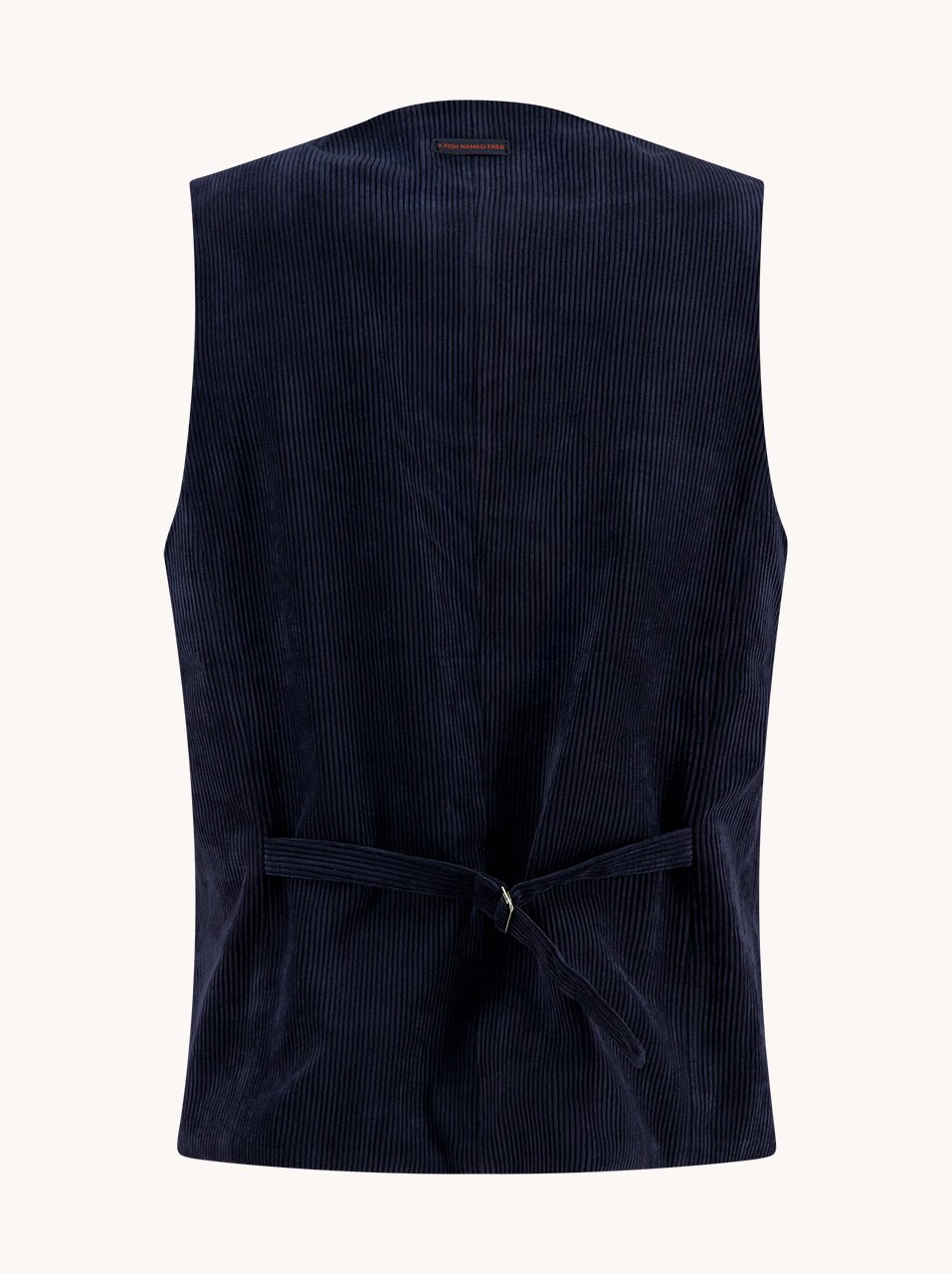 34.134 Gilet Ribcord Navy - Castelijn mode