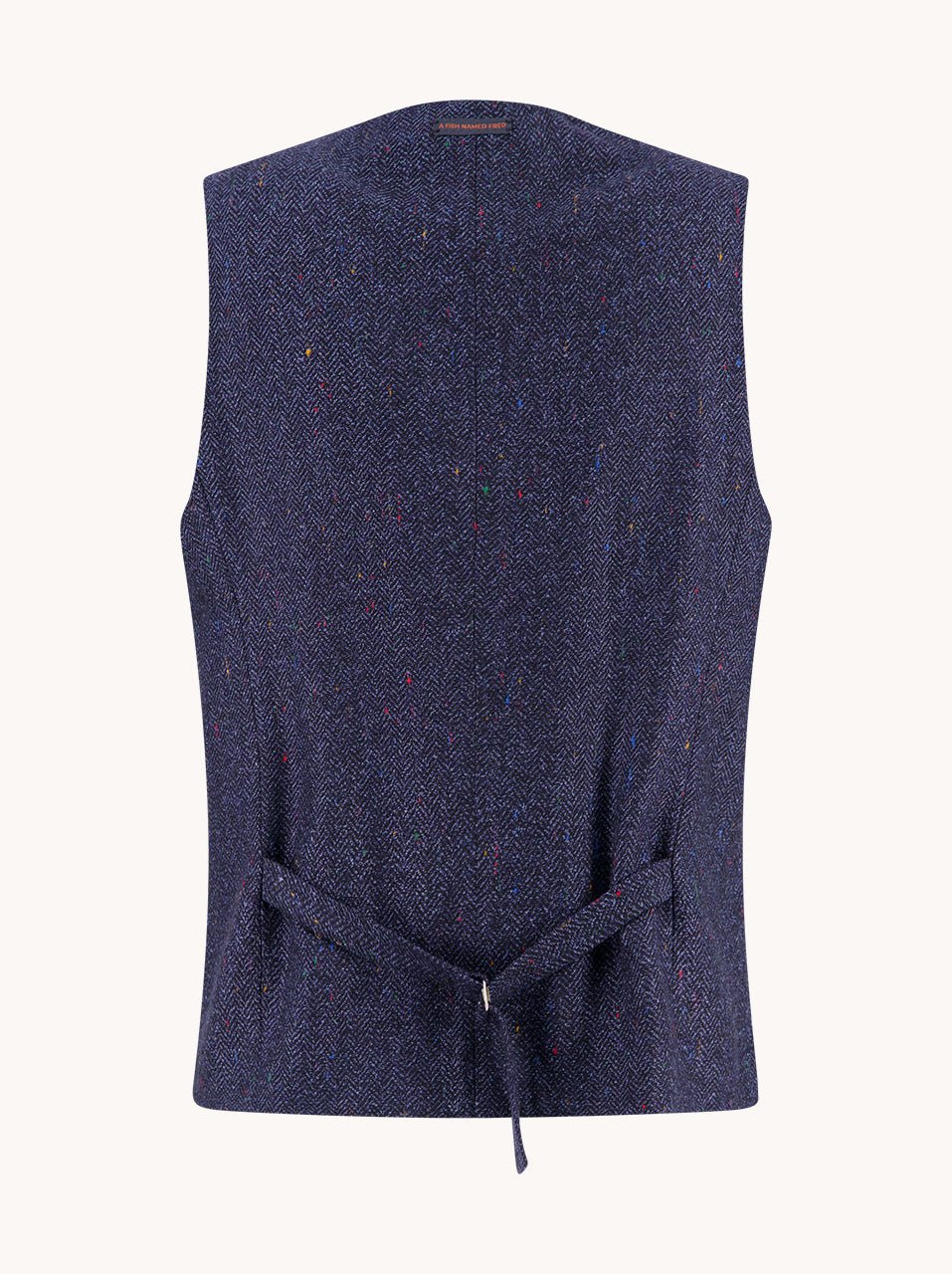 34.138 Gilet Visgraat Navy - Castelijn mode