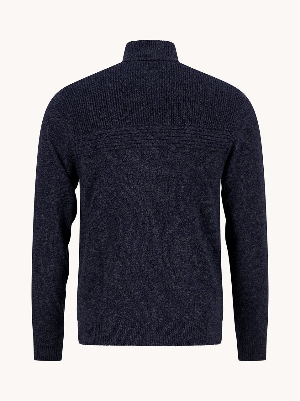 34.505 Vest Melange Navy - Castelijn mode