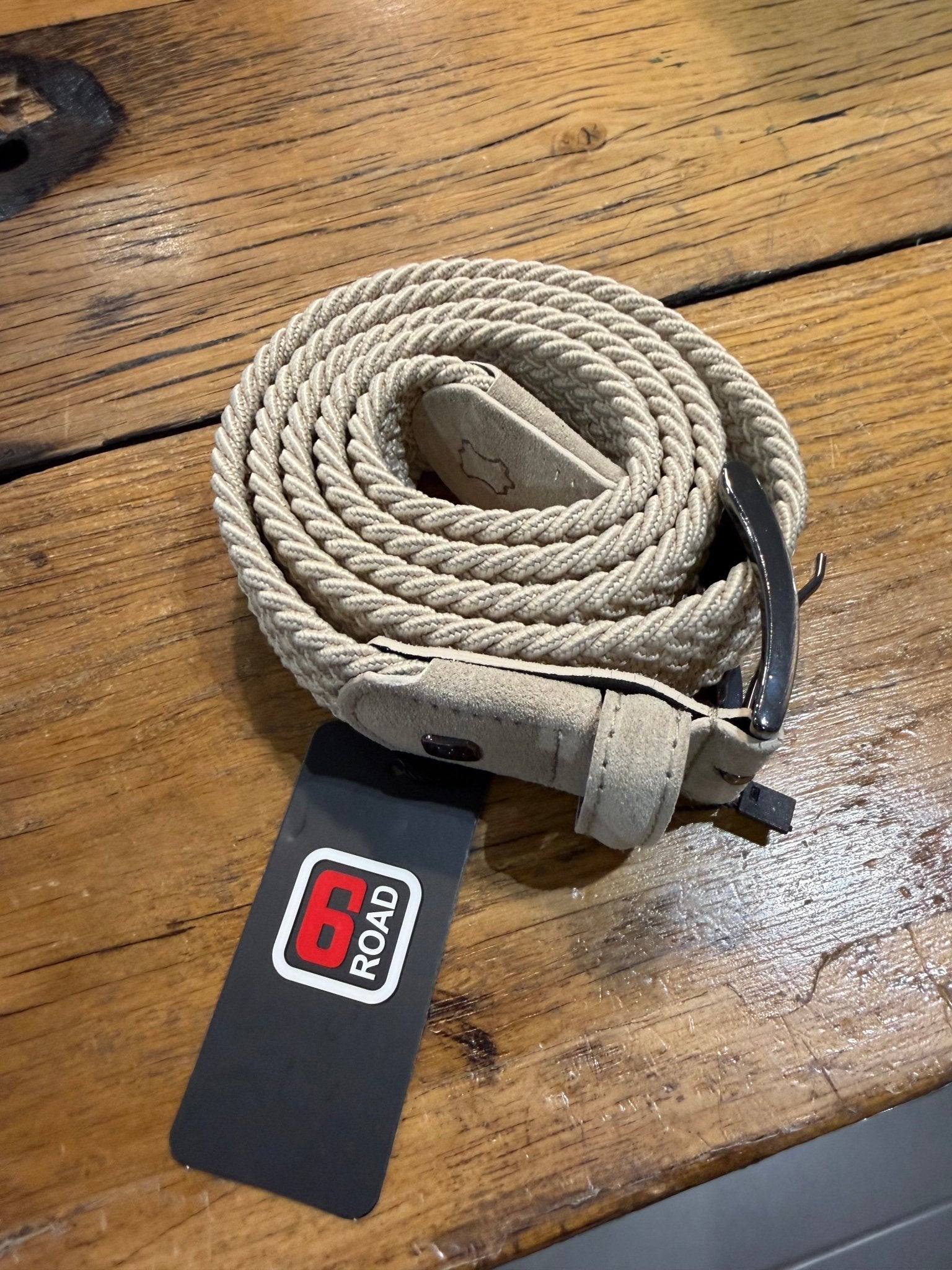 395050 stretch riem beige - Castelijn mode