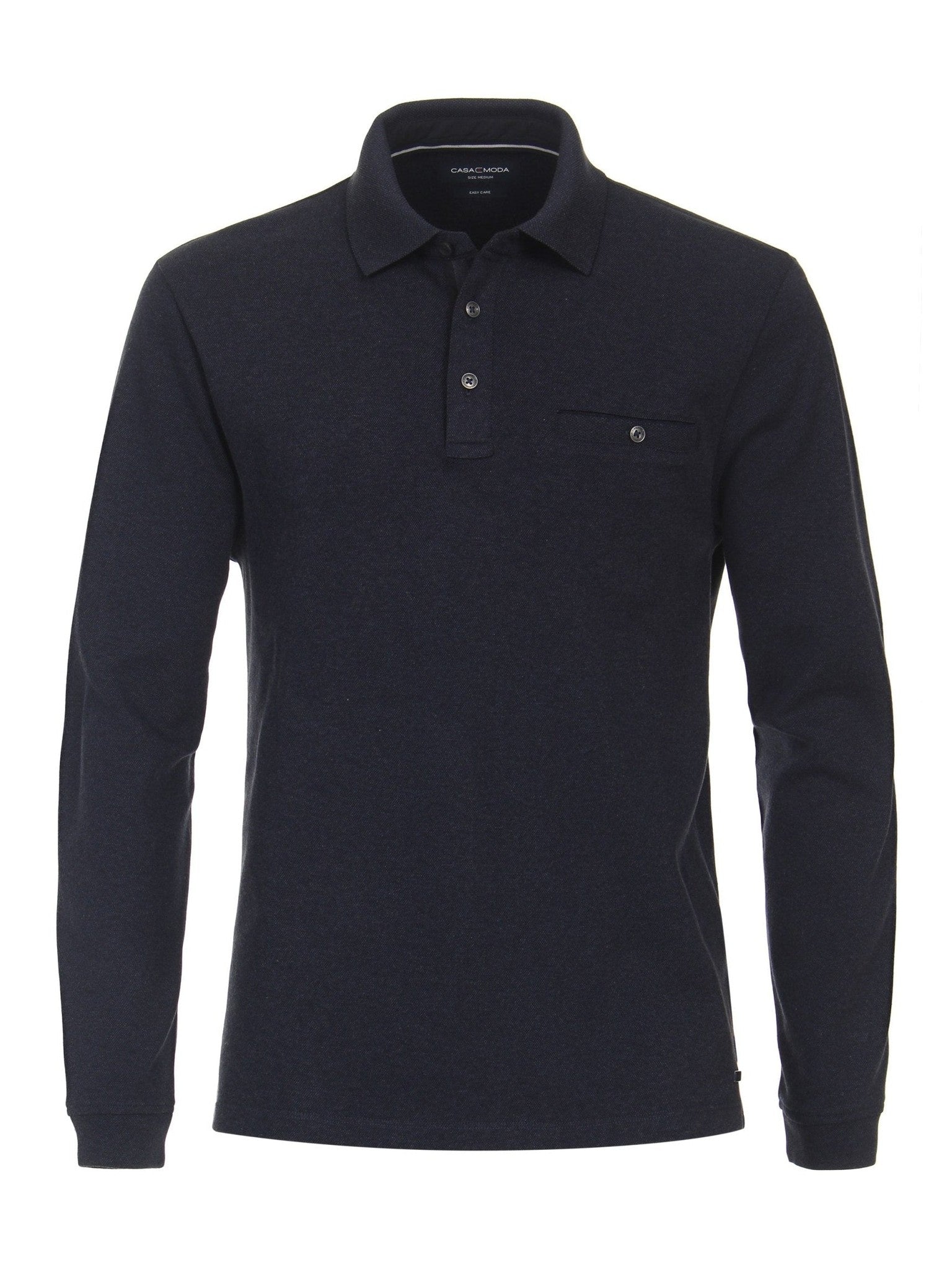 403478000 147 blauw polo lm - Castelijn mode