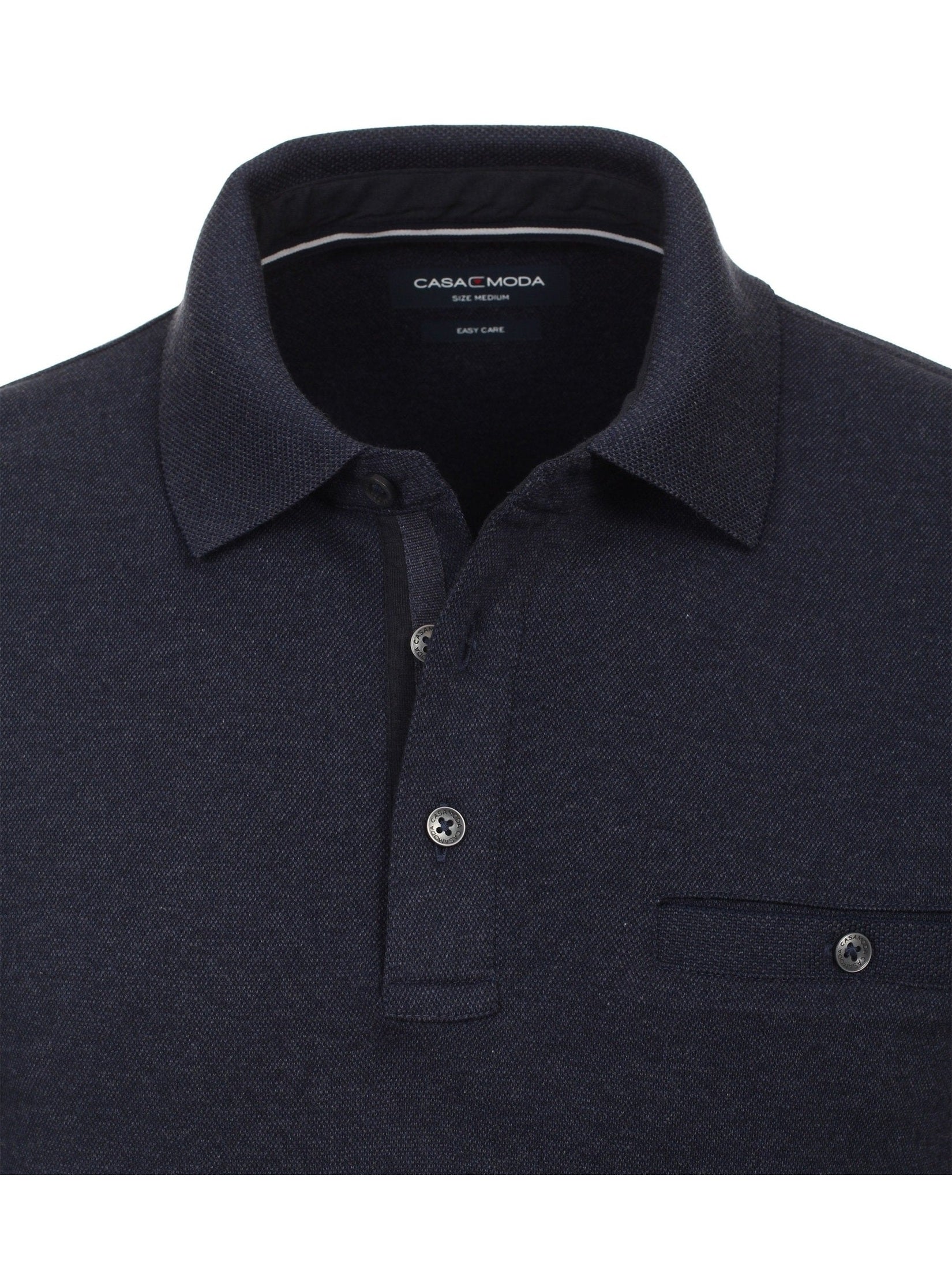 403478000 147 blauw polo lm - Castelijn mode