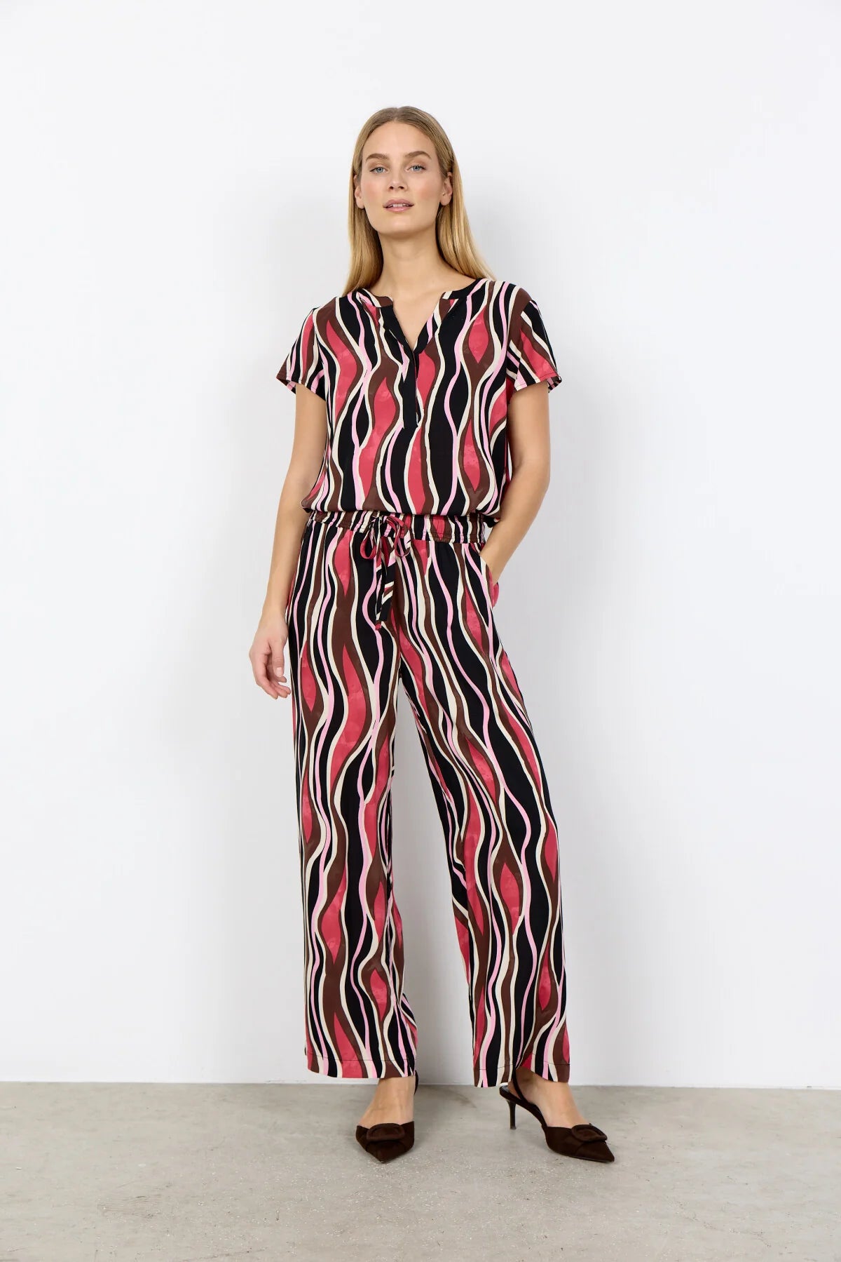 SC-CAMMI 1 Blouse Wave print