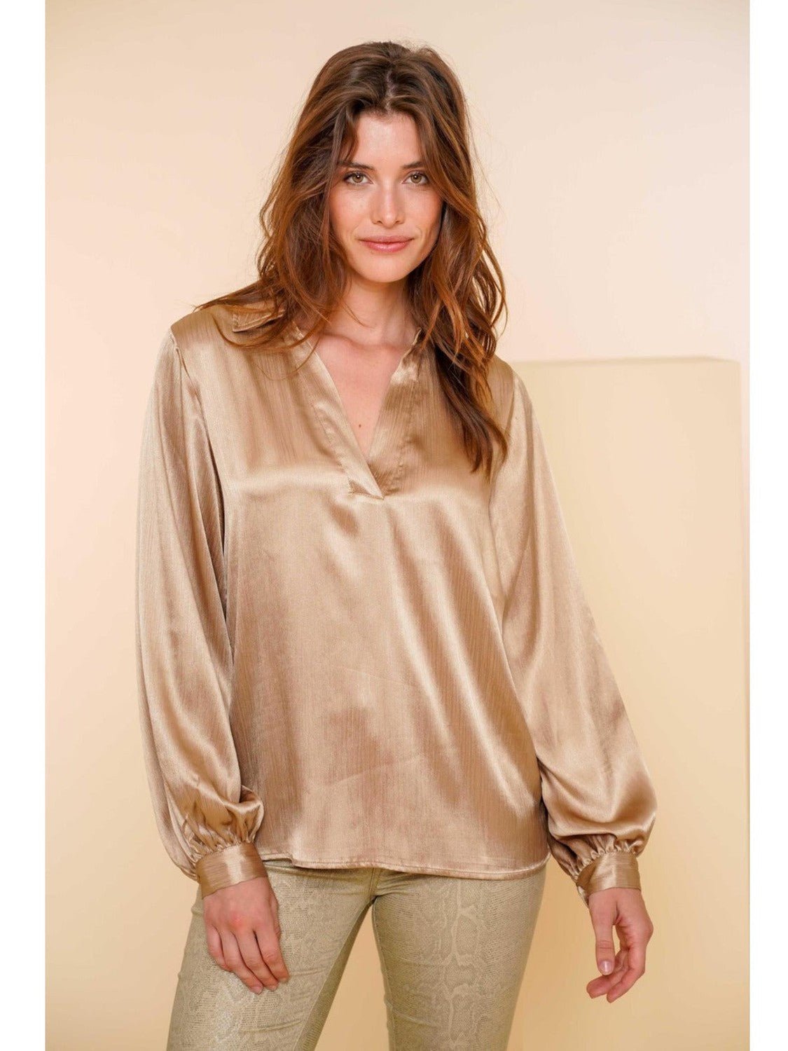 43540 - 14 720 Blouse satin - Castelijn mode