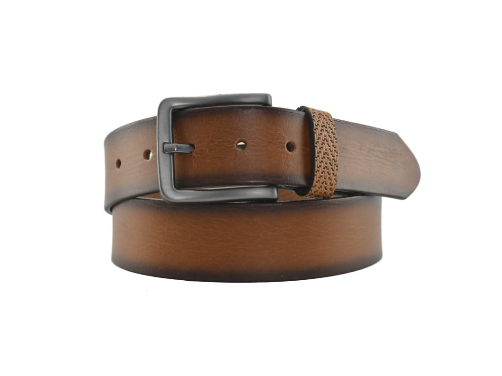440060 Ceintuur Bruin Dots Casual - Castelijn mode