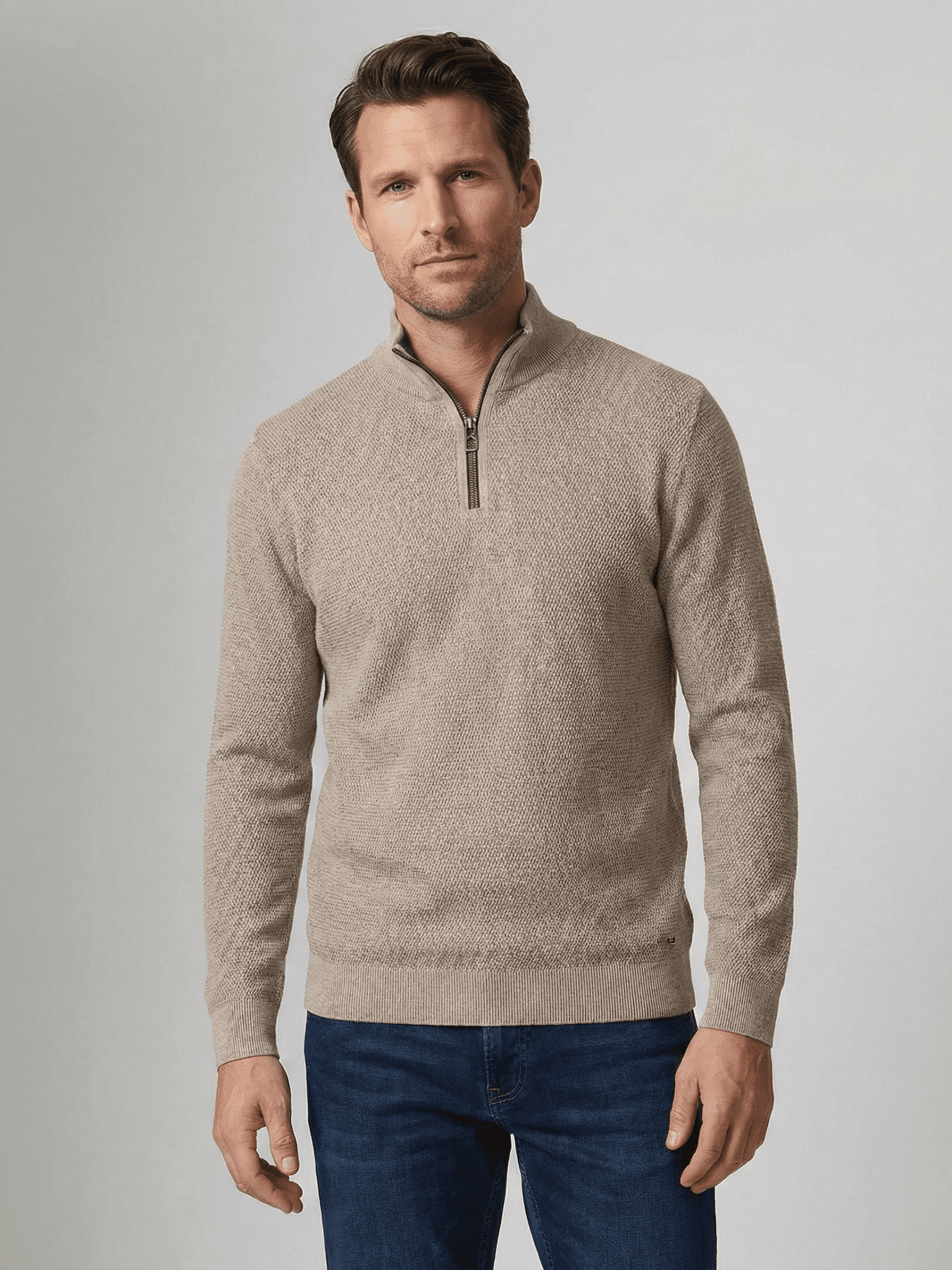 454479000 - 663 Trui beige - Castelijn mode