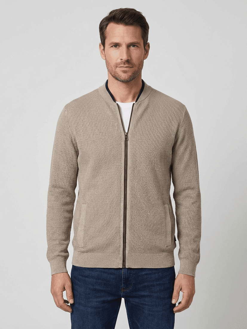 454479100 - 663 Vest Beige - Castelijn mode