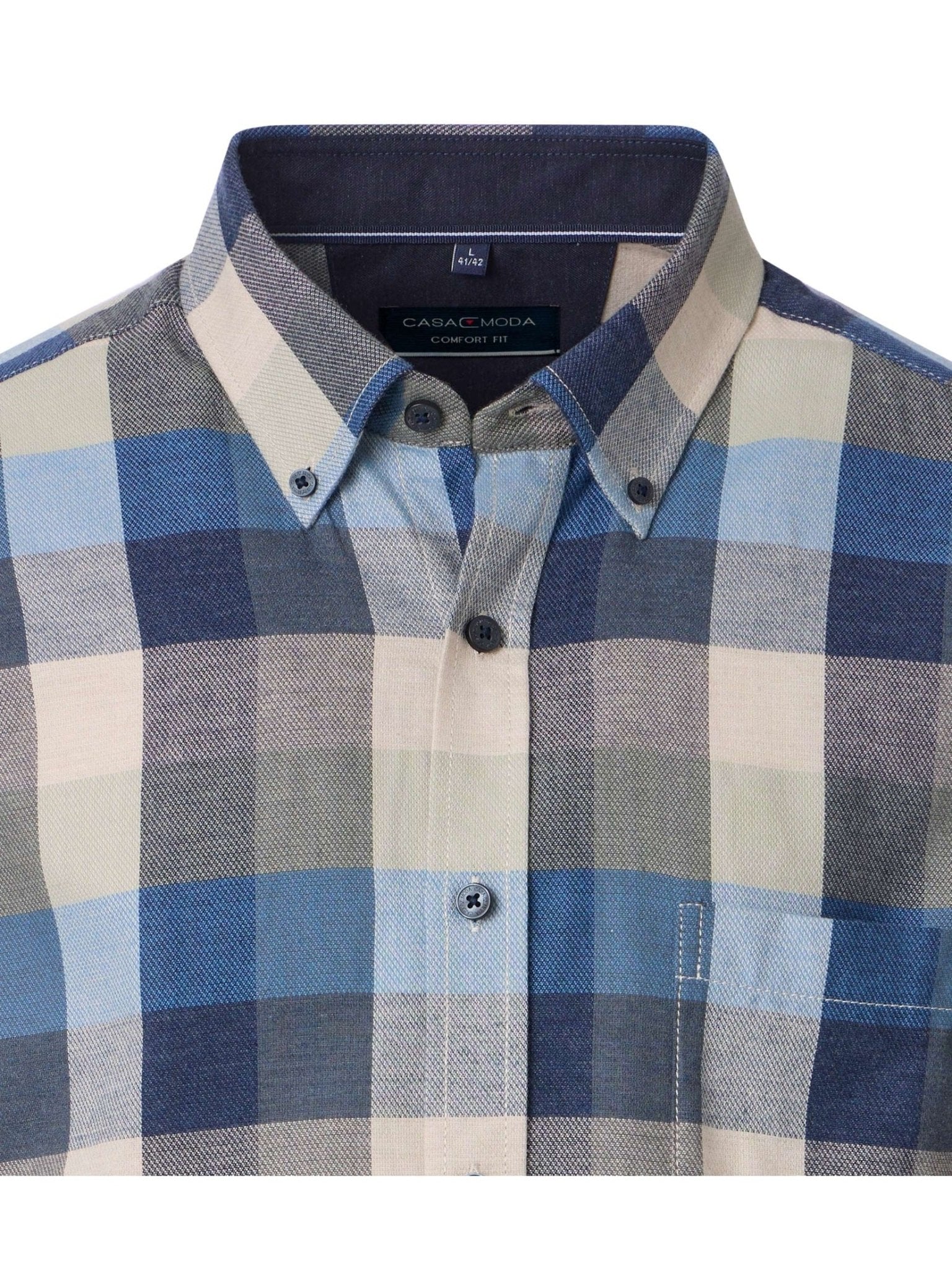 454511700 100 - Casual shirt Comfort fit - Castelijn mode