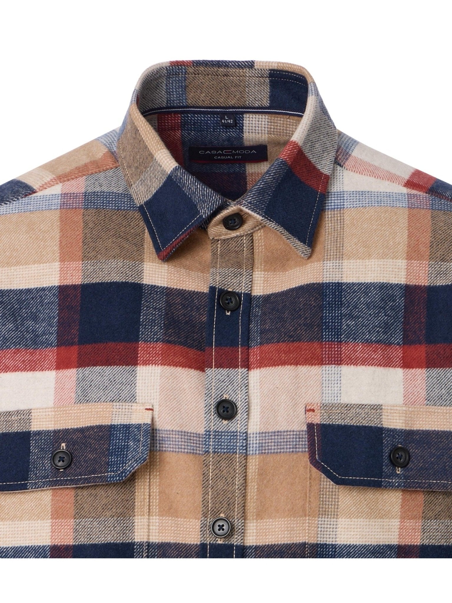 454527200 - 100 Overshirt met ruit - Castelijn mode