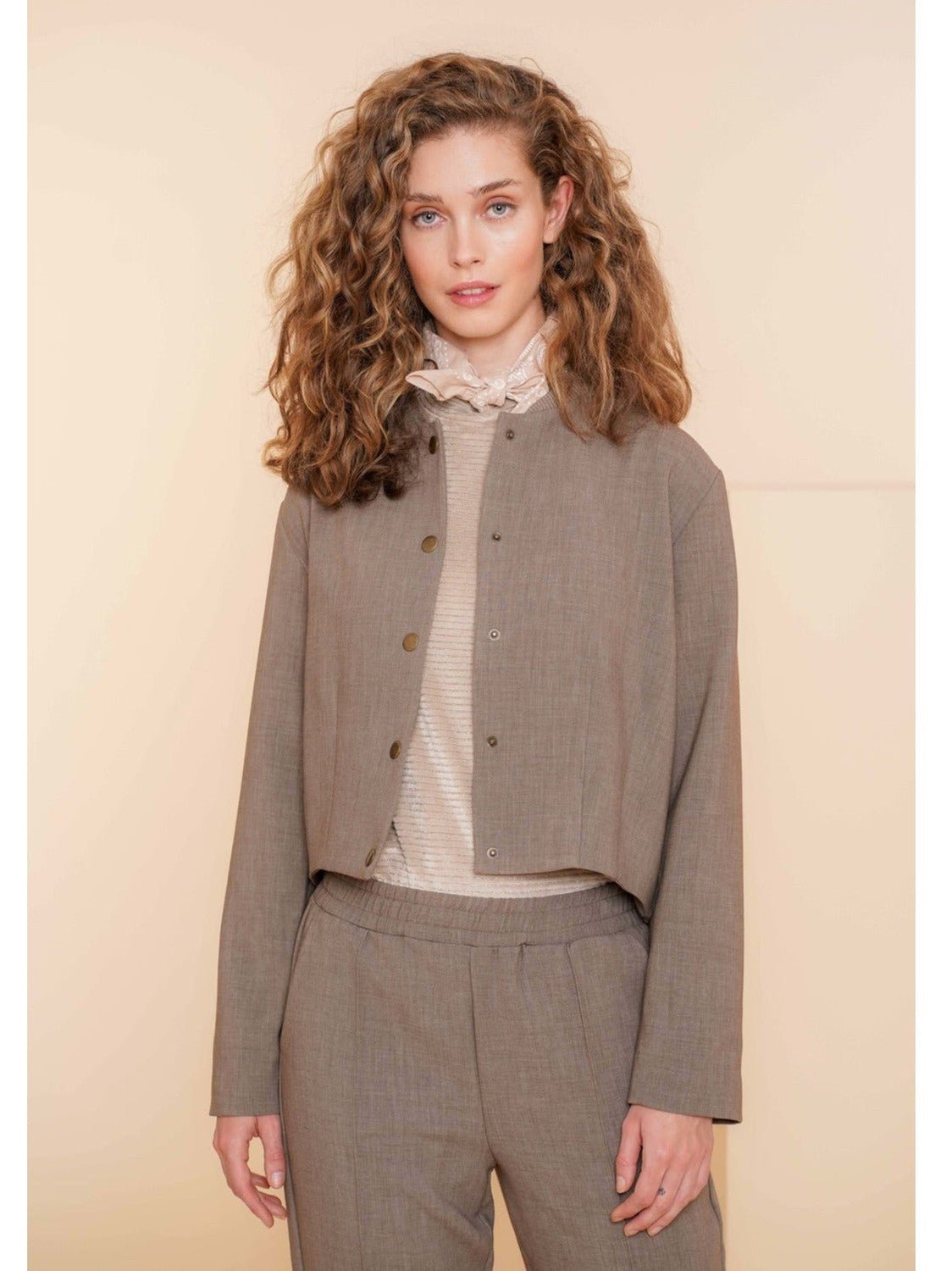 45561 - 60 775 jacket bomber collar - Castelijn mode