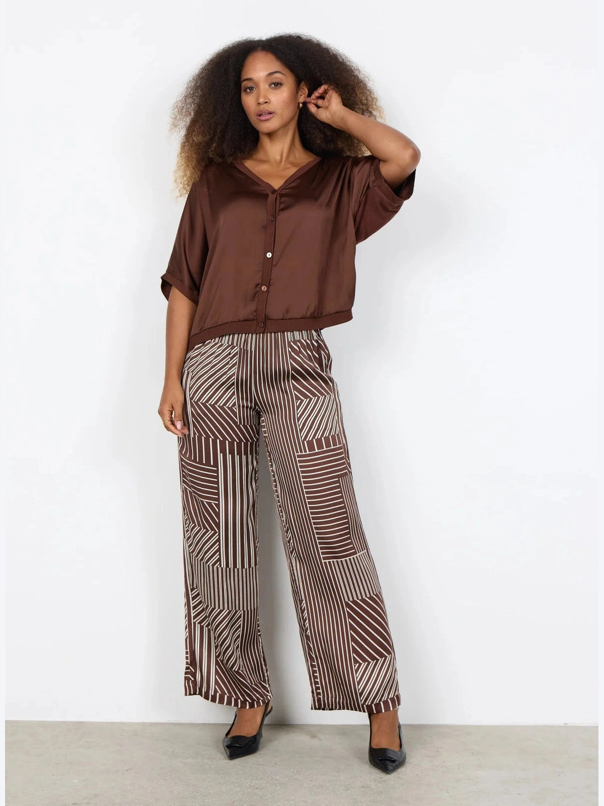 SC-THILDE 51 Blouse bruin