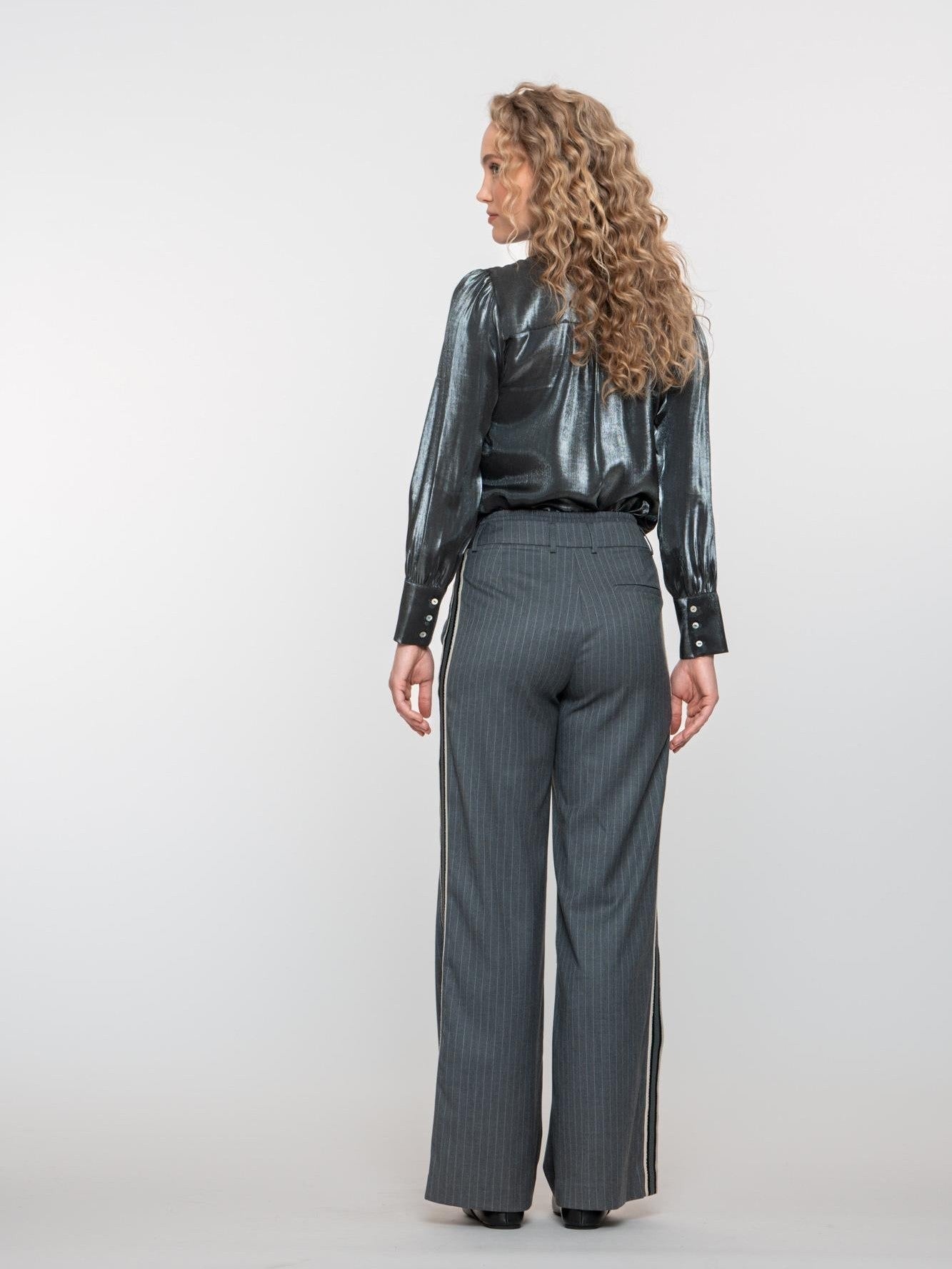 51508 - 10 - 925 Pants pinstripe tape - Castelijn mode