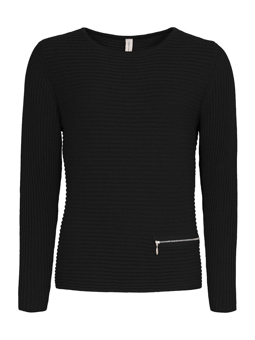 5353 9000longsleeves zwart - Castelijn mode