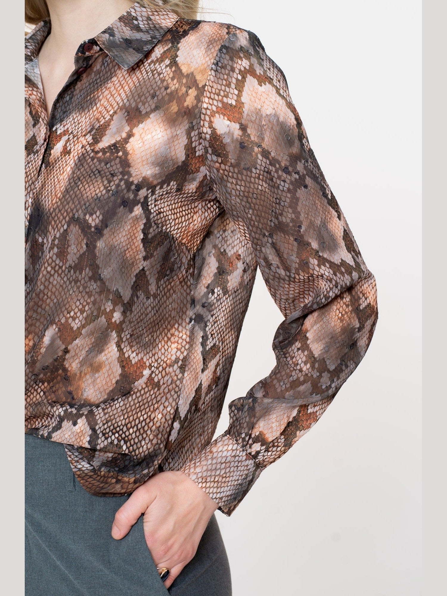 53634 - 20 925 Blouse print - Castelijn mode