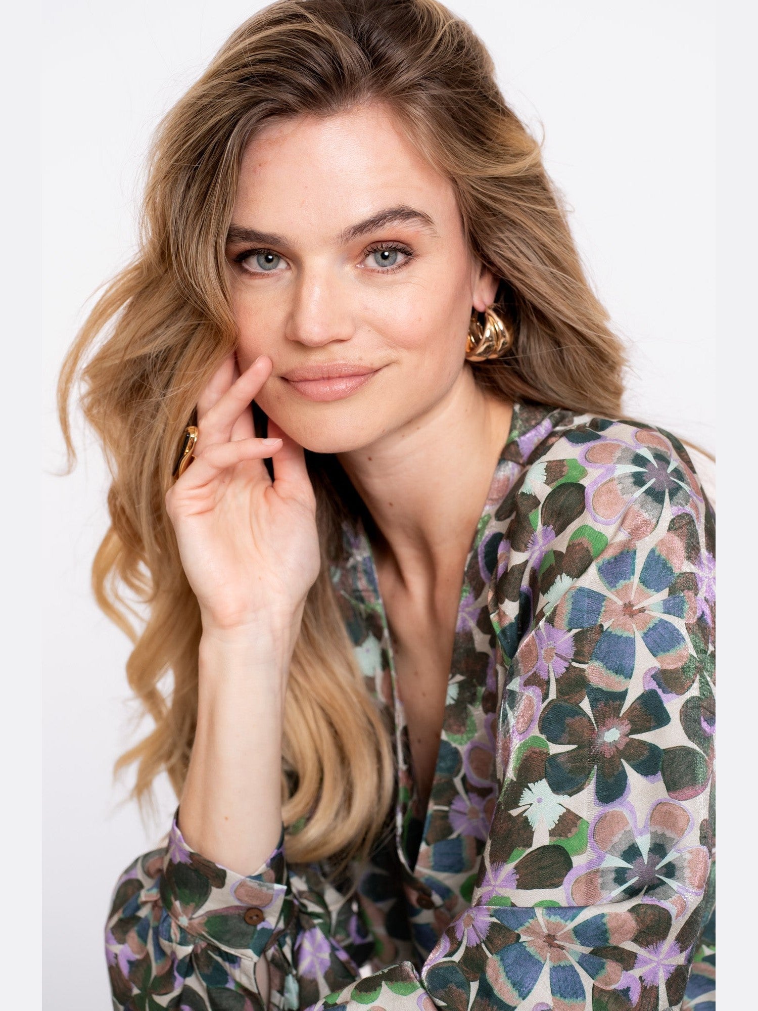 53636 - 20 - Blouse flowers - Castelijn mode