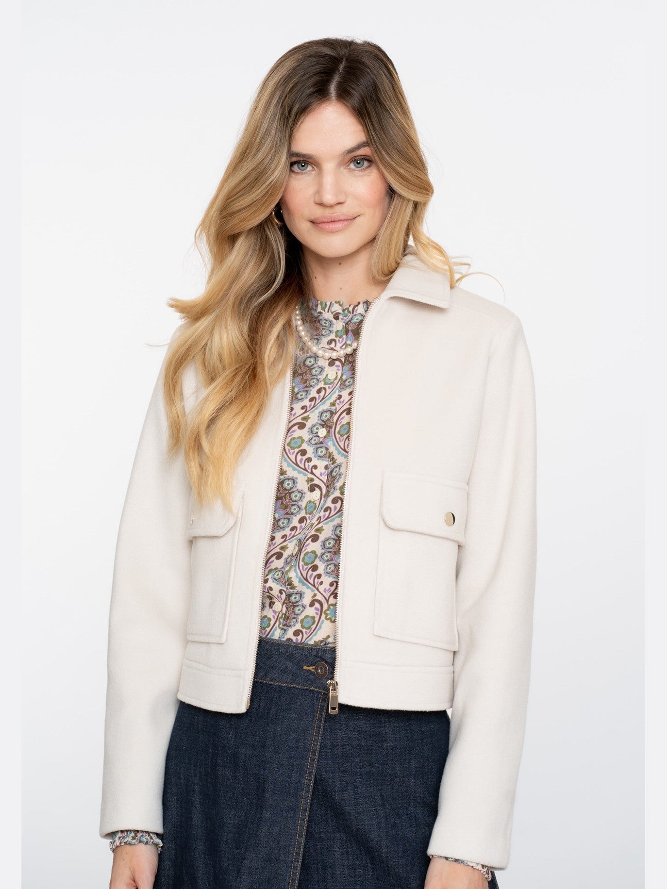 53637 - 20 Blouse print - Castelijn mode