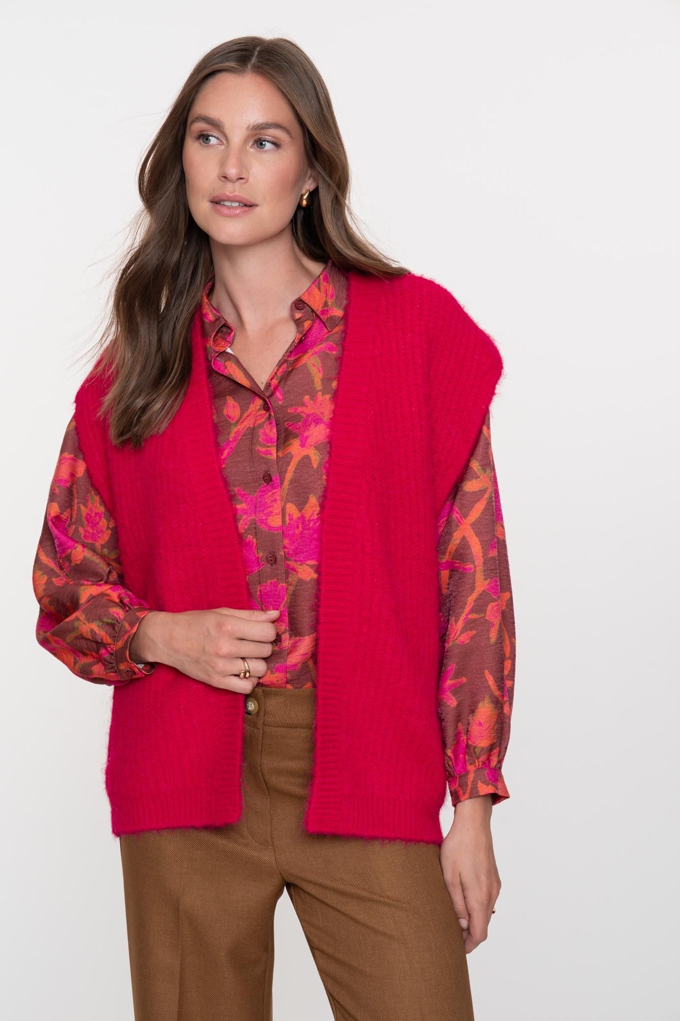 54830 - 29 Gilet hairy 445 - Castelijn mode