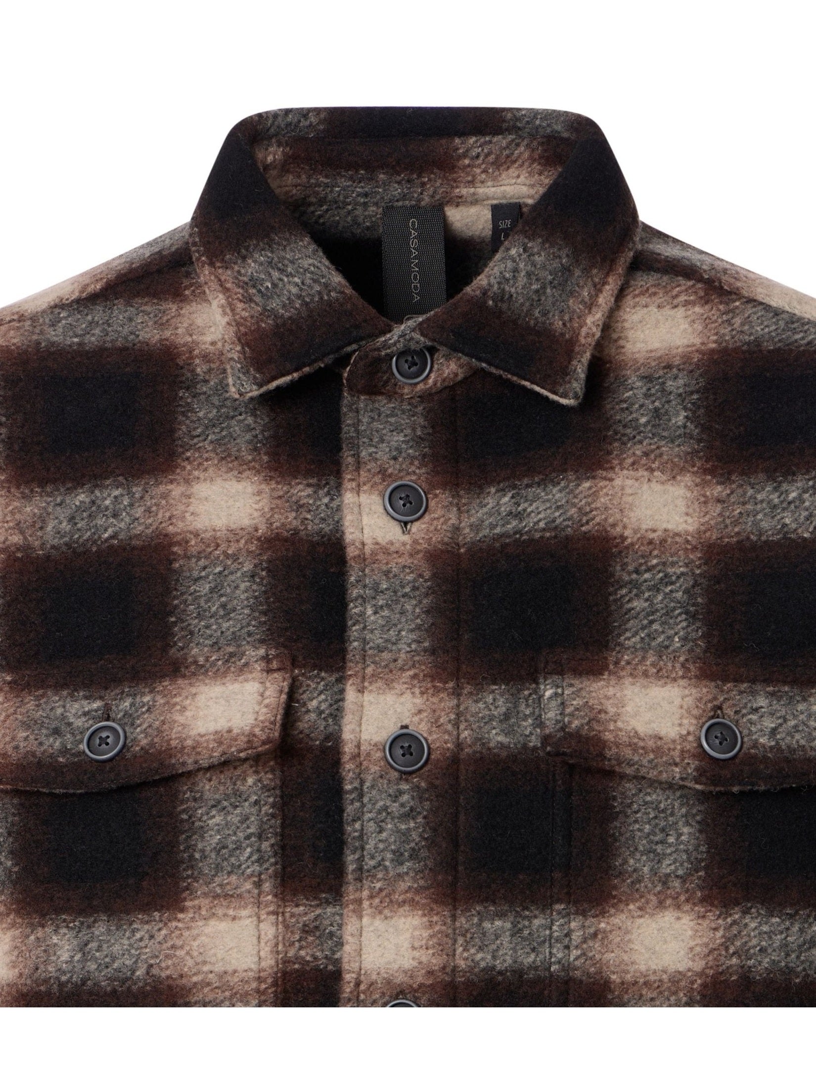 554529800 - 491 Overshirt met ruit - Castelijn mode