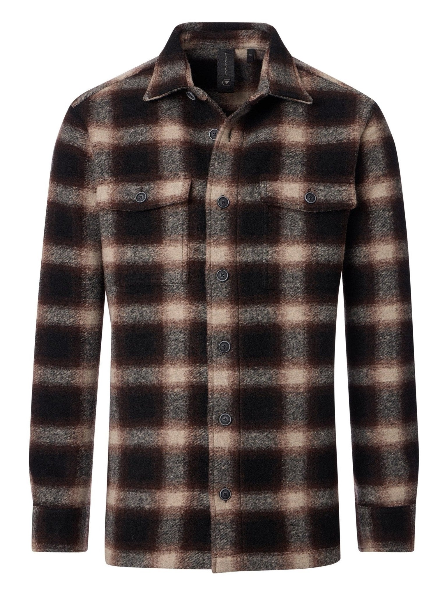 554529800 - 491 Overshirt met ruit - Castelijn mode