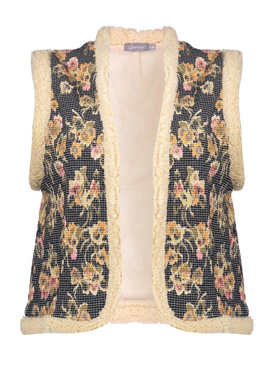 55717 - 20 999 Gilet print - Castelijn mode