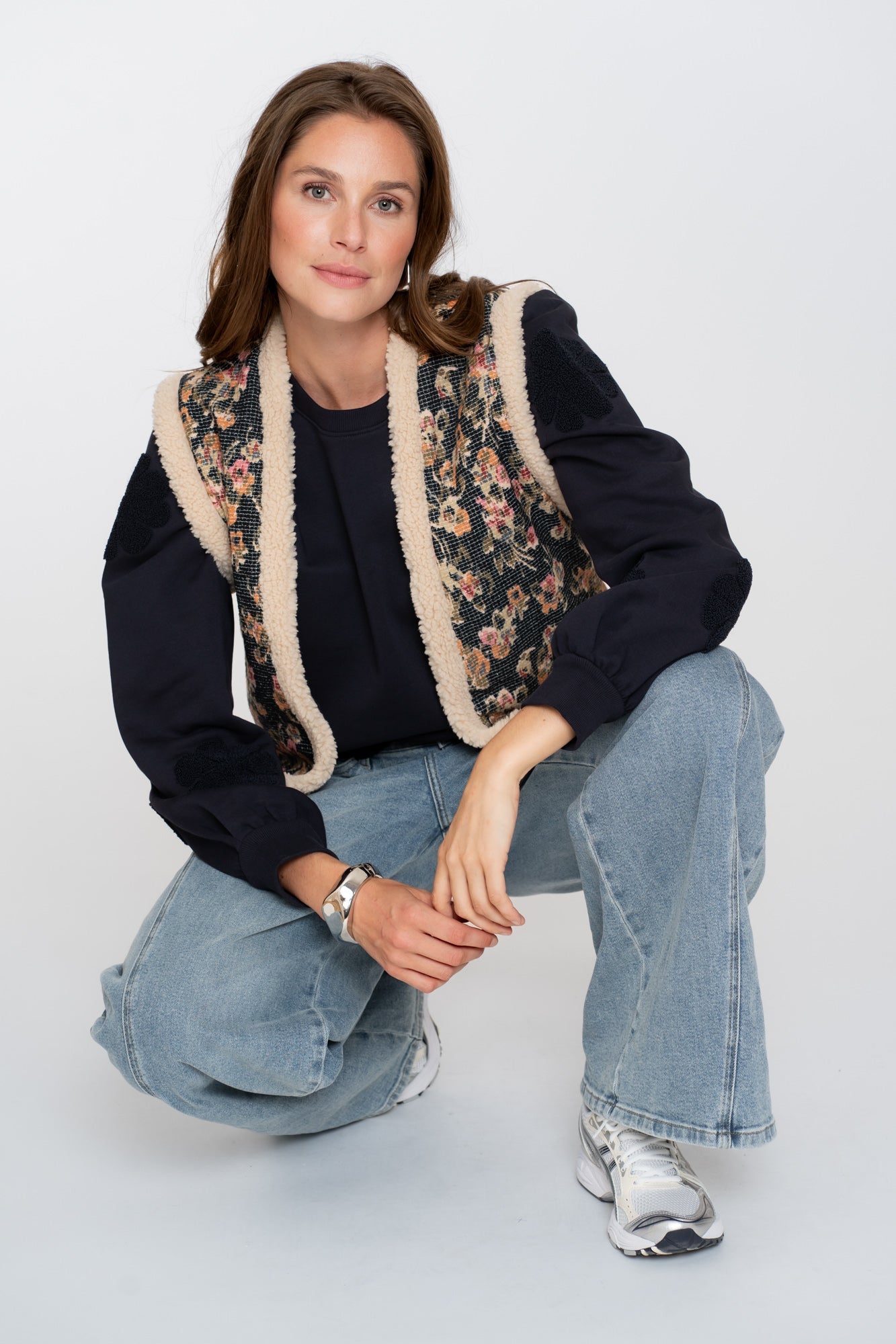 55717 - 20 999 Gilet print - Castelijn mode