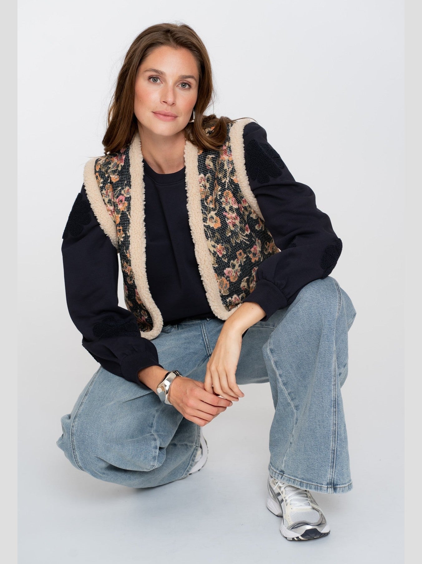 55717 - 20 999 Gilet print - Castelijn mode