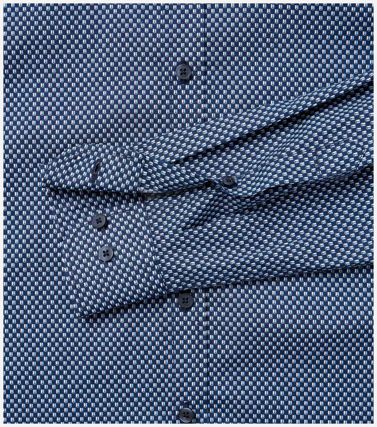 Casa Moda Overhemd Button Down Minidessin Donkerblauw - Castelijn mode