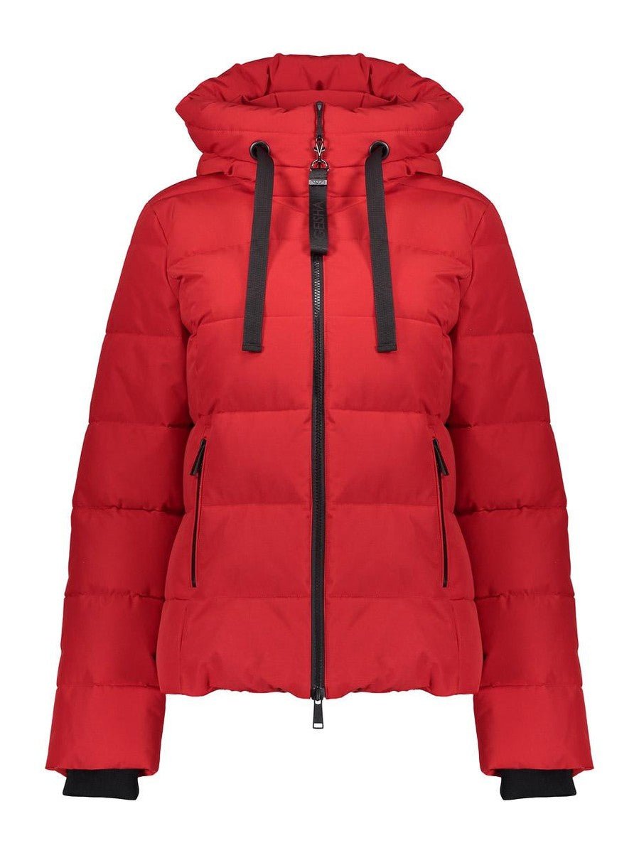 58518 - 12 Jacket with hood short 000450 Red - Castelijn mode