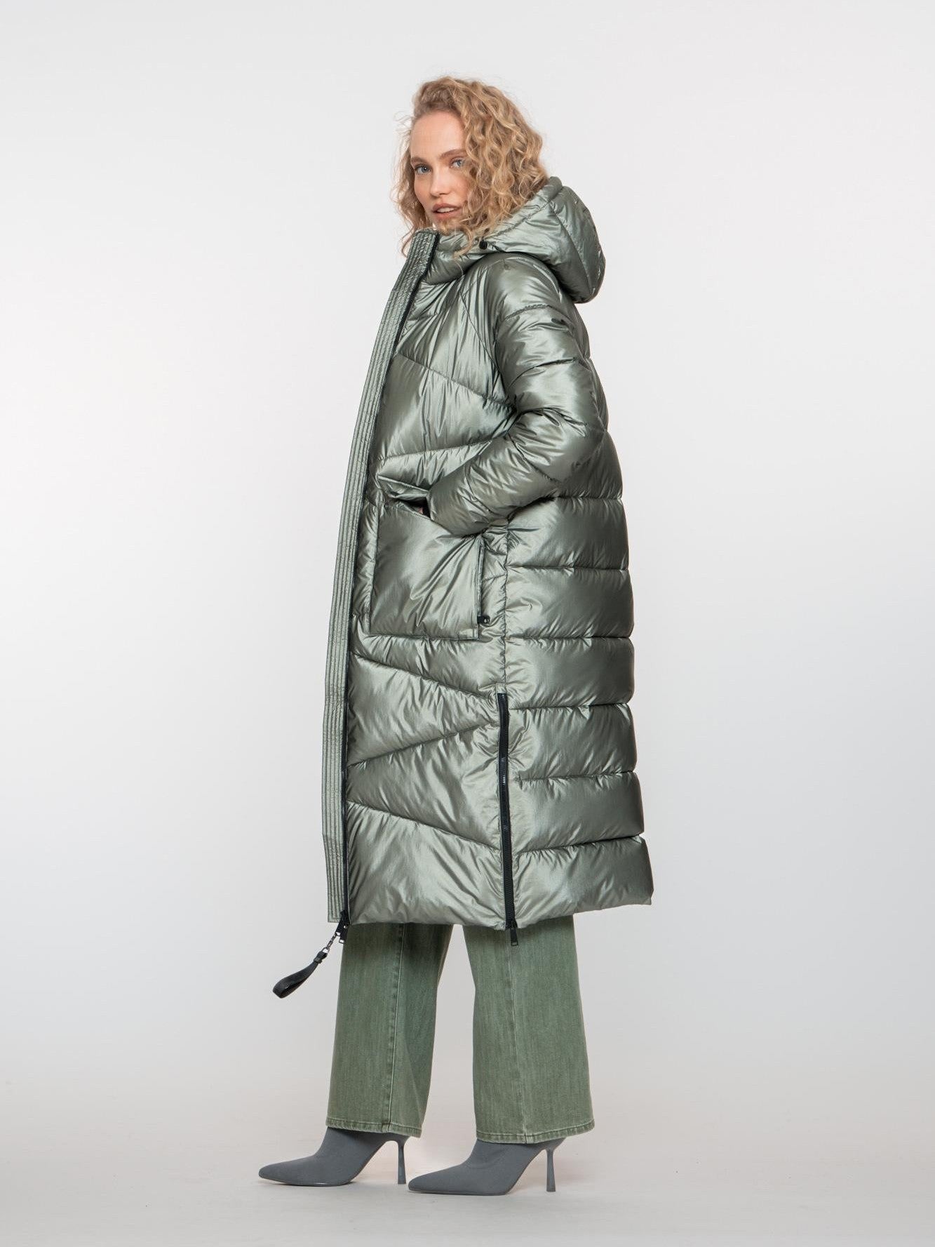 58522 - 12 - 3 Jacket metallic long - Castelijn mode