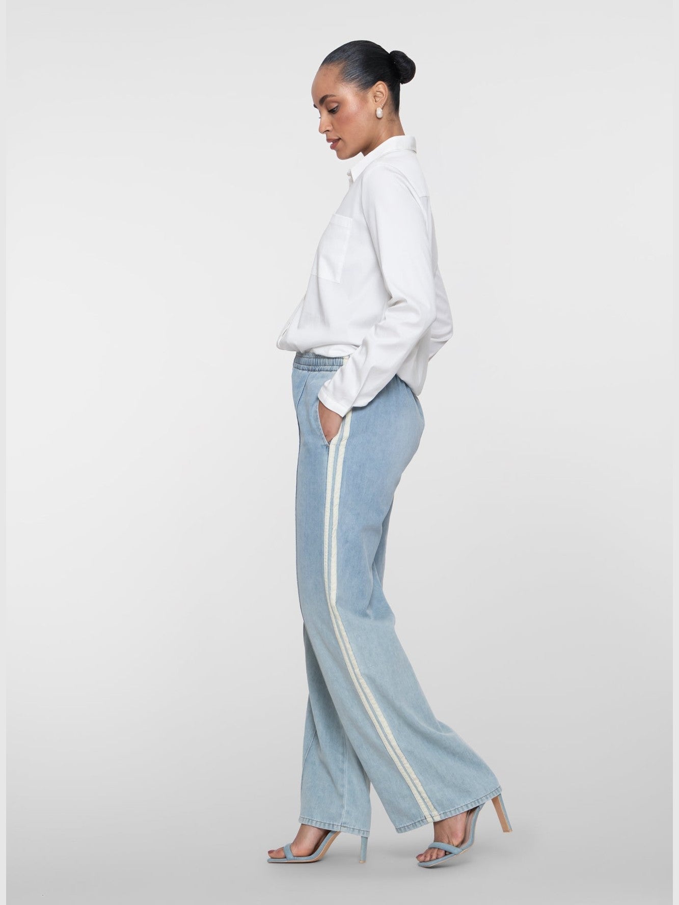 61051 - 10 Jeans Jogdenim - Castelijn mode