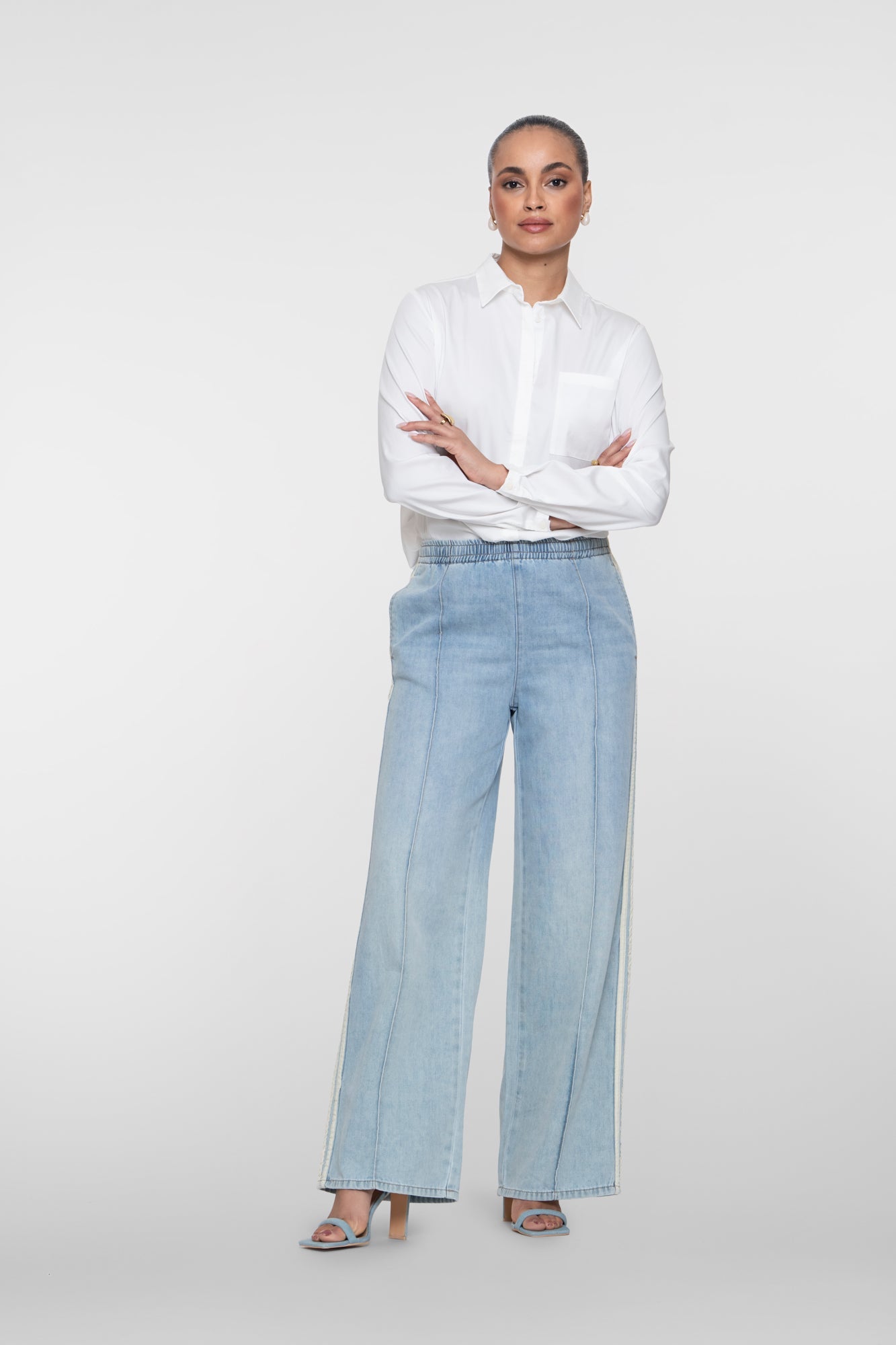 61051 - 10 Jeans Jogdenim - Castelijn mode