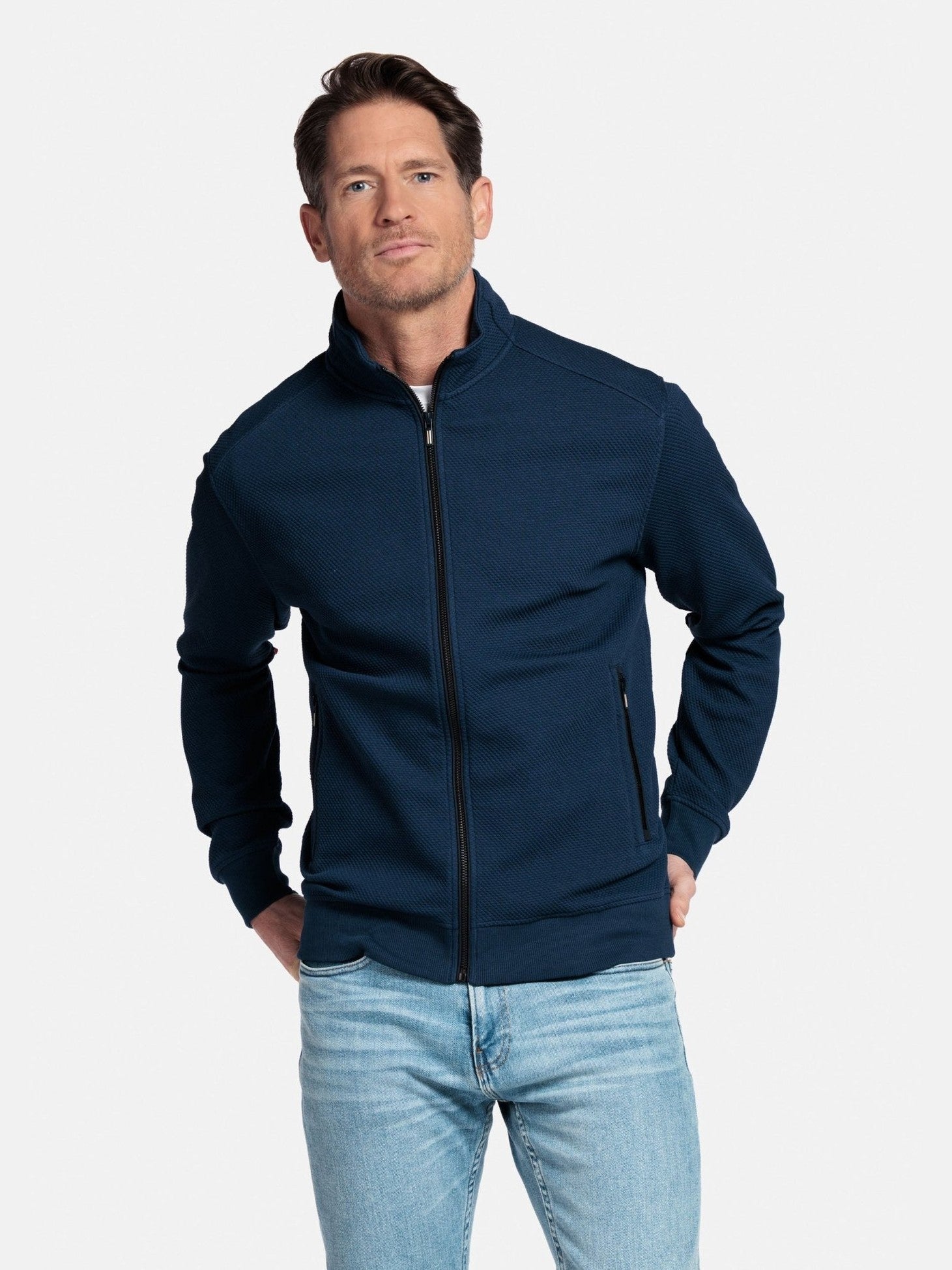 612232 Vest donkerblauw - Castelijn mode