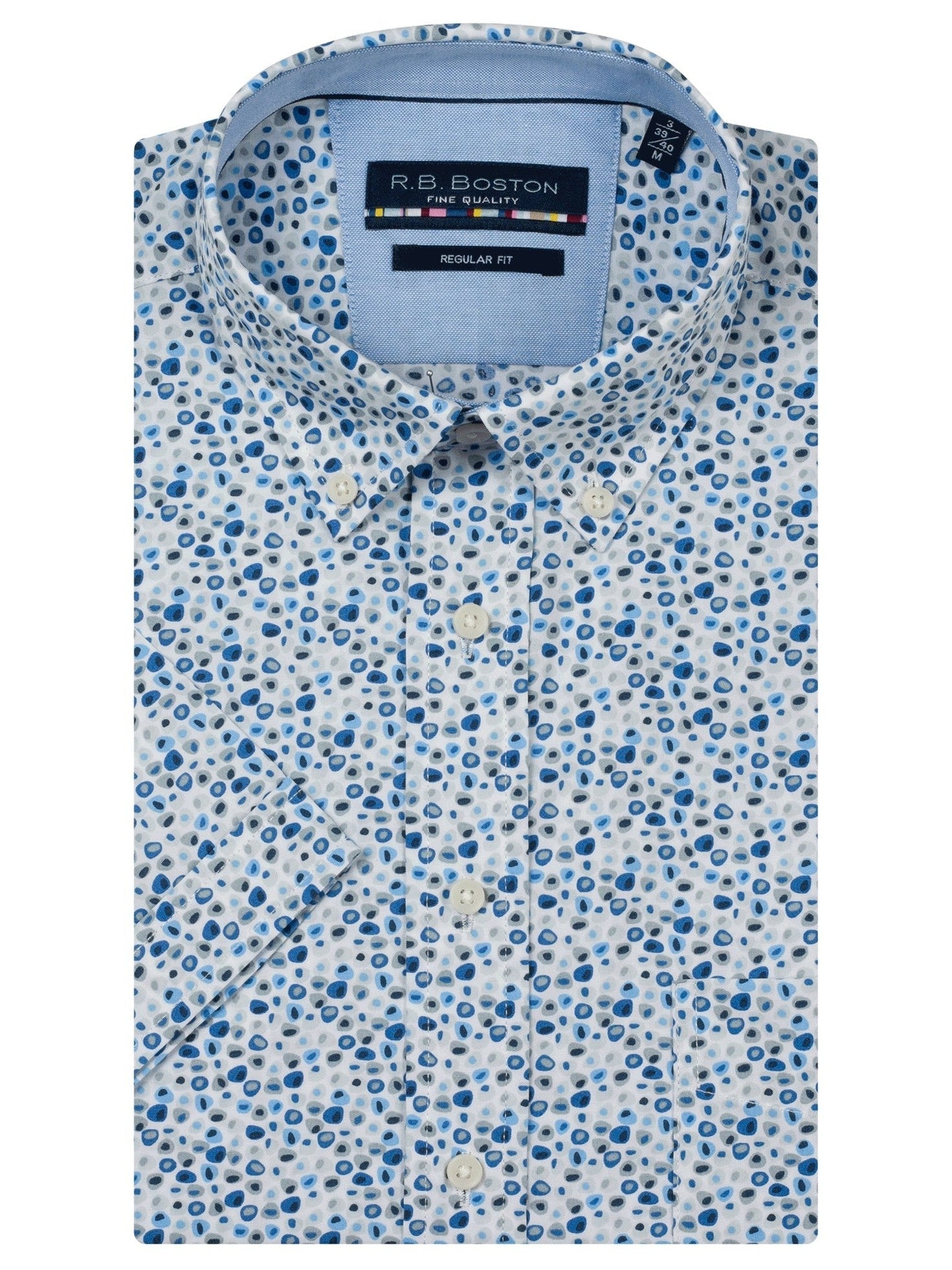 616670 - 939 Marshall Overhemd Pebbles Print - Castelijn mode
