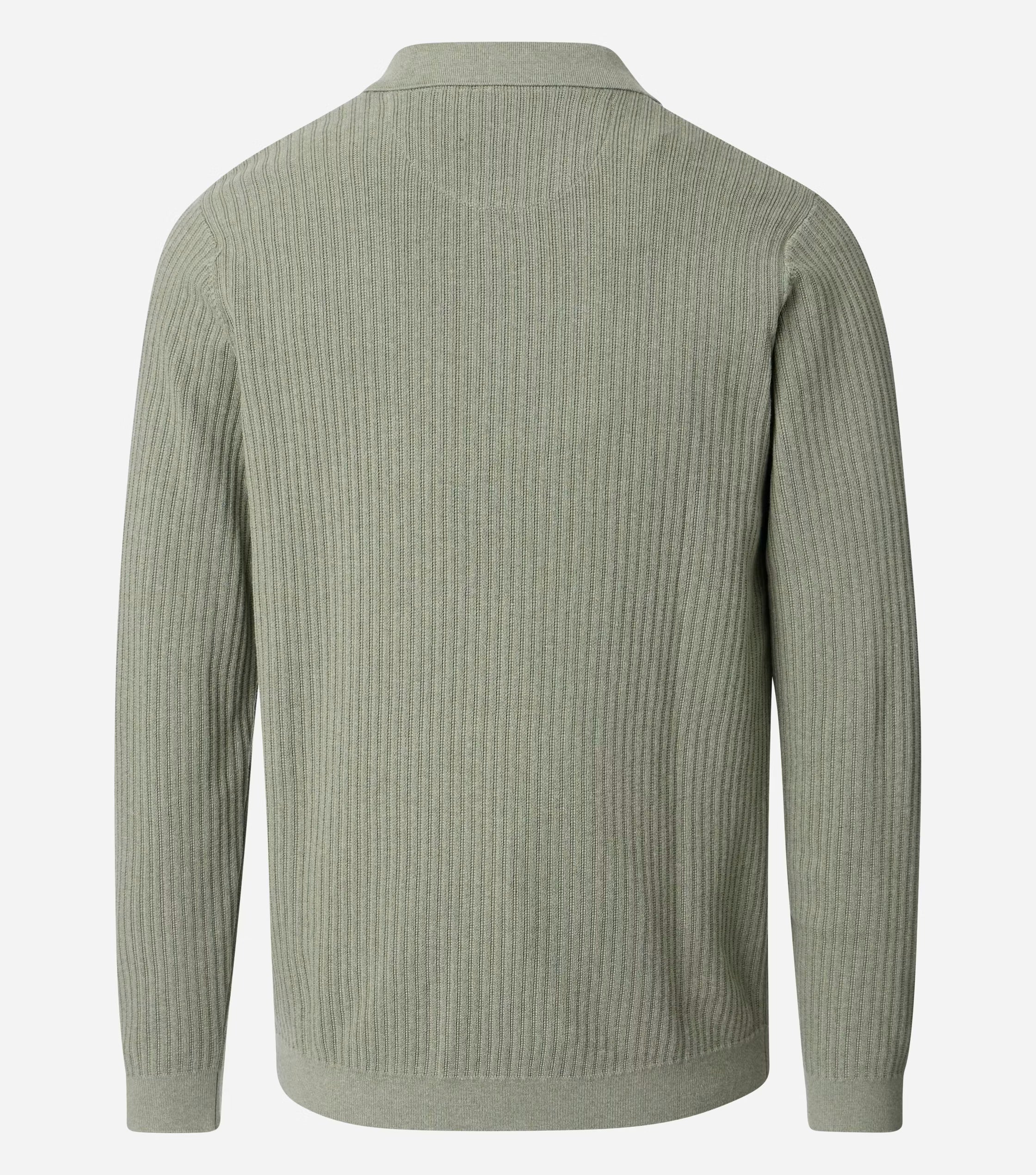 Gebreide Polo Groen
