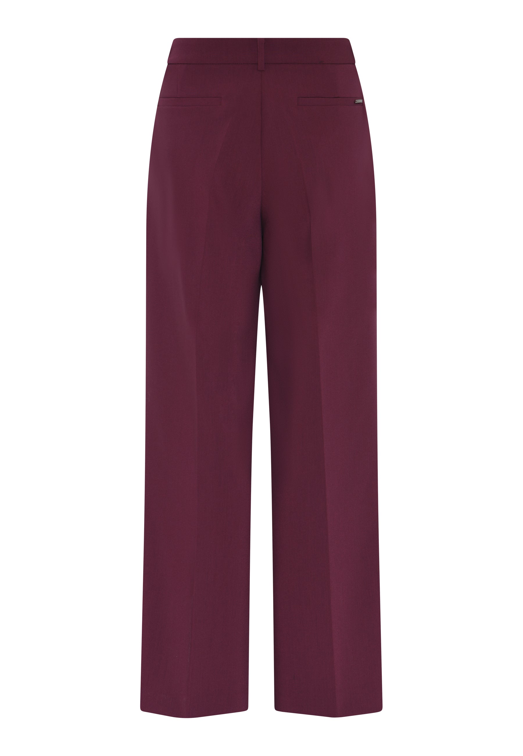 Wide Leg Pantalon Bordeaux