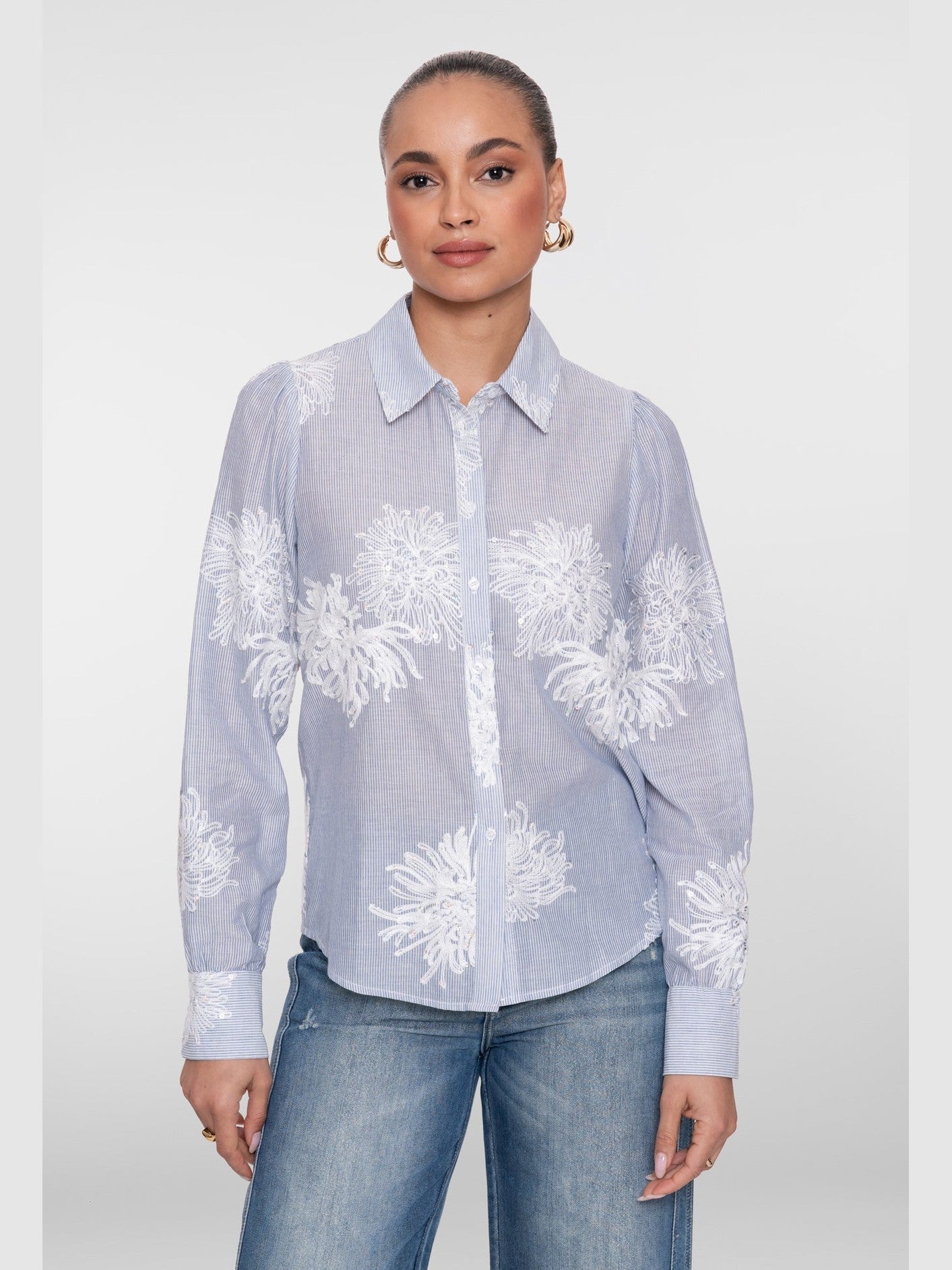 63143 - 21 625 Blouse gestreept - Castelijn mode