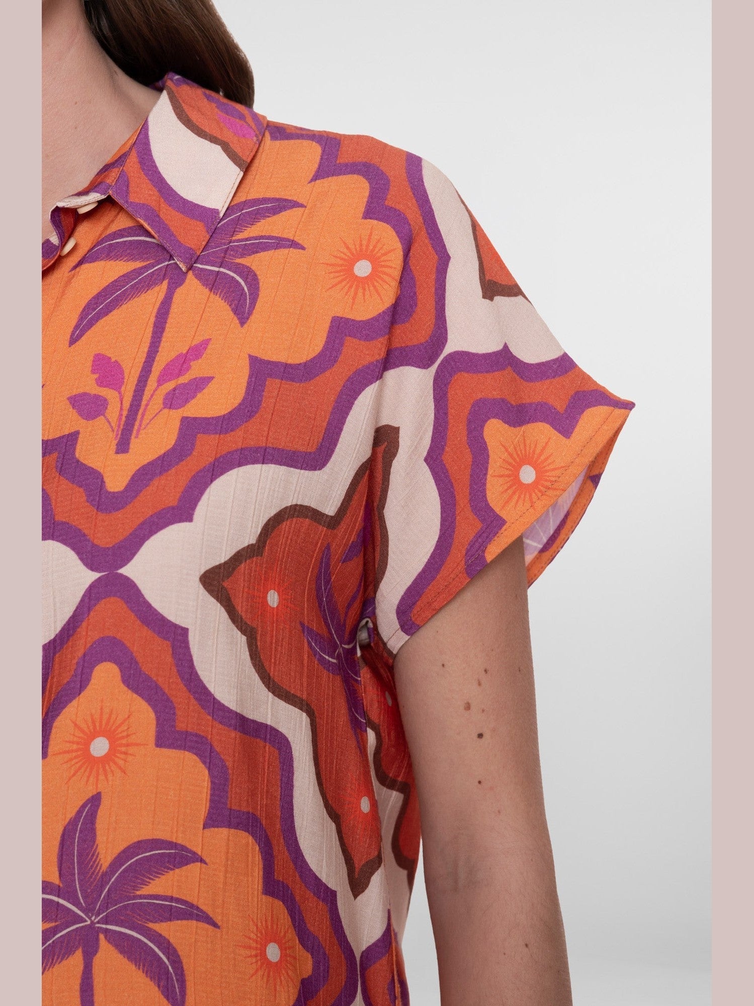 63247 - 20 718 Blouse met print - Castelijn mode