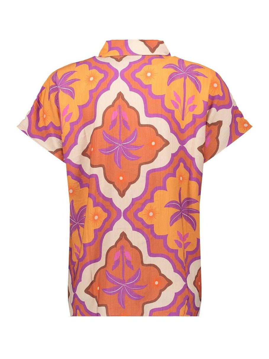 63247 - 20 718 Blouse met print - Castelijn mode