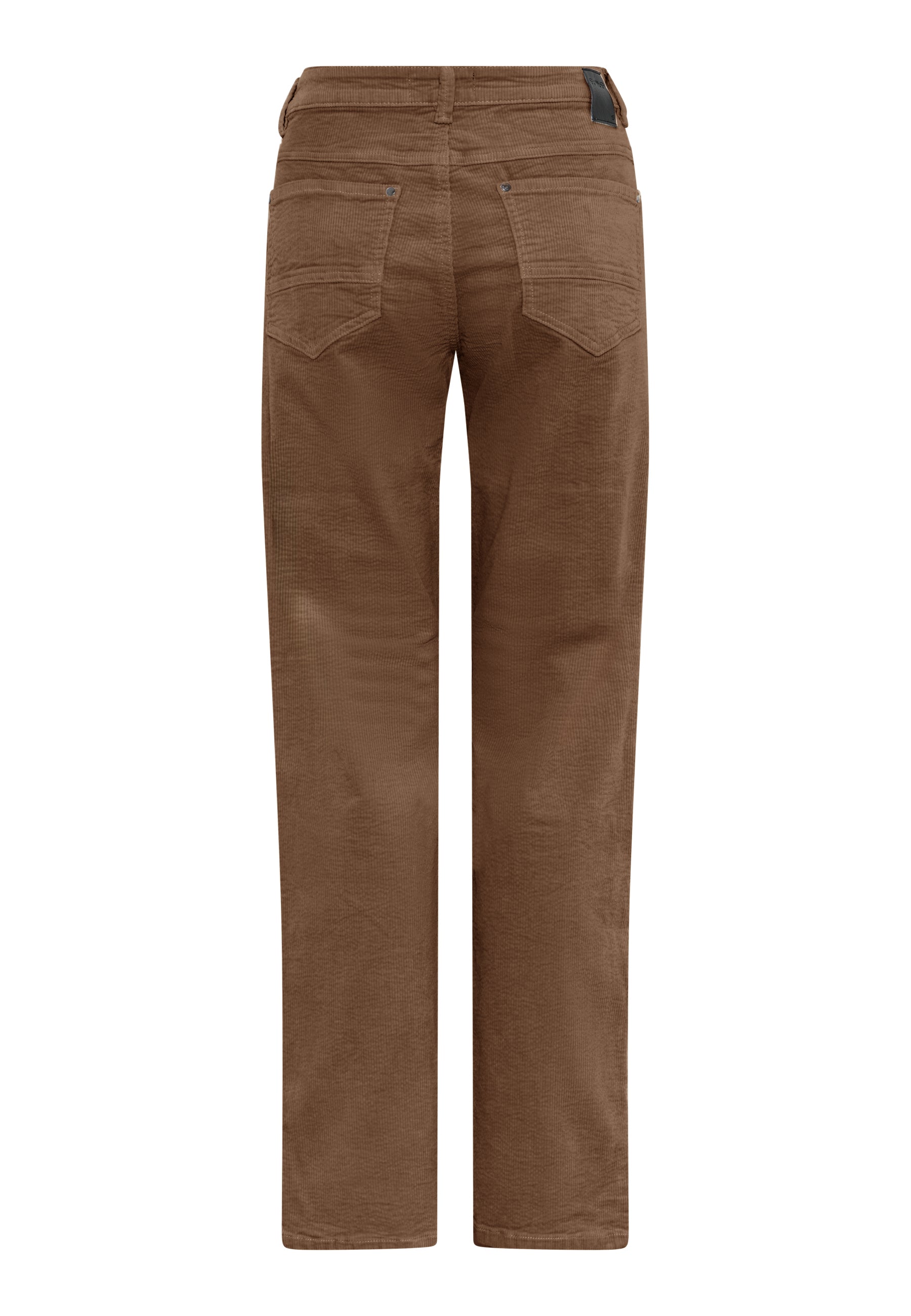 Emma Corduroy Broek Tabak