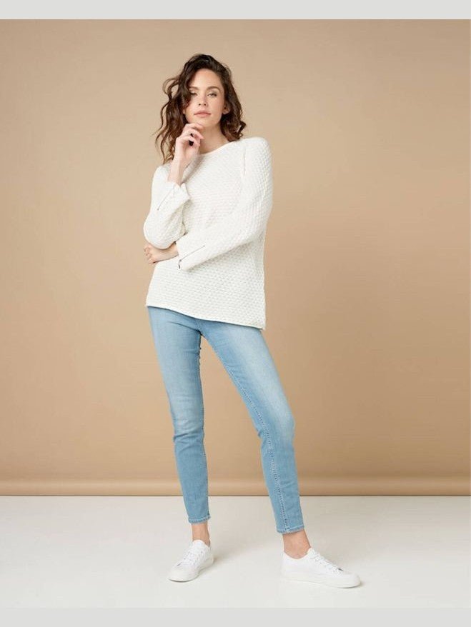 6750 1010 white trui - Castelijn mode