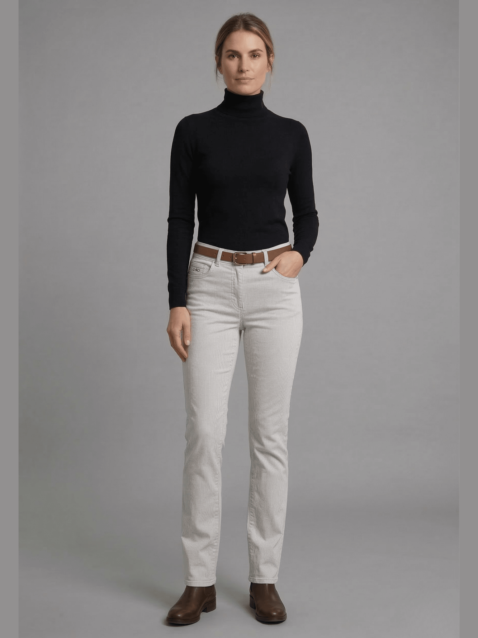 6830 - 684 broek Suzanne streep - Castelijn mode